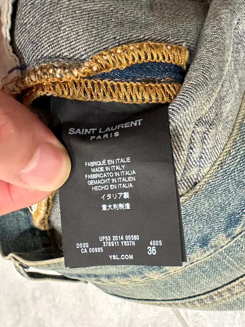 Saint Laurent Paris Saint Laurent Paris Jeans with torn edges Size US 36 / EU 52 - 3 Thumbnail