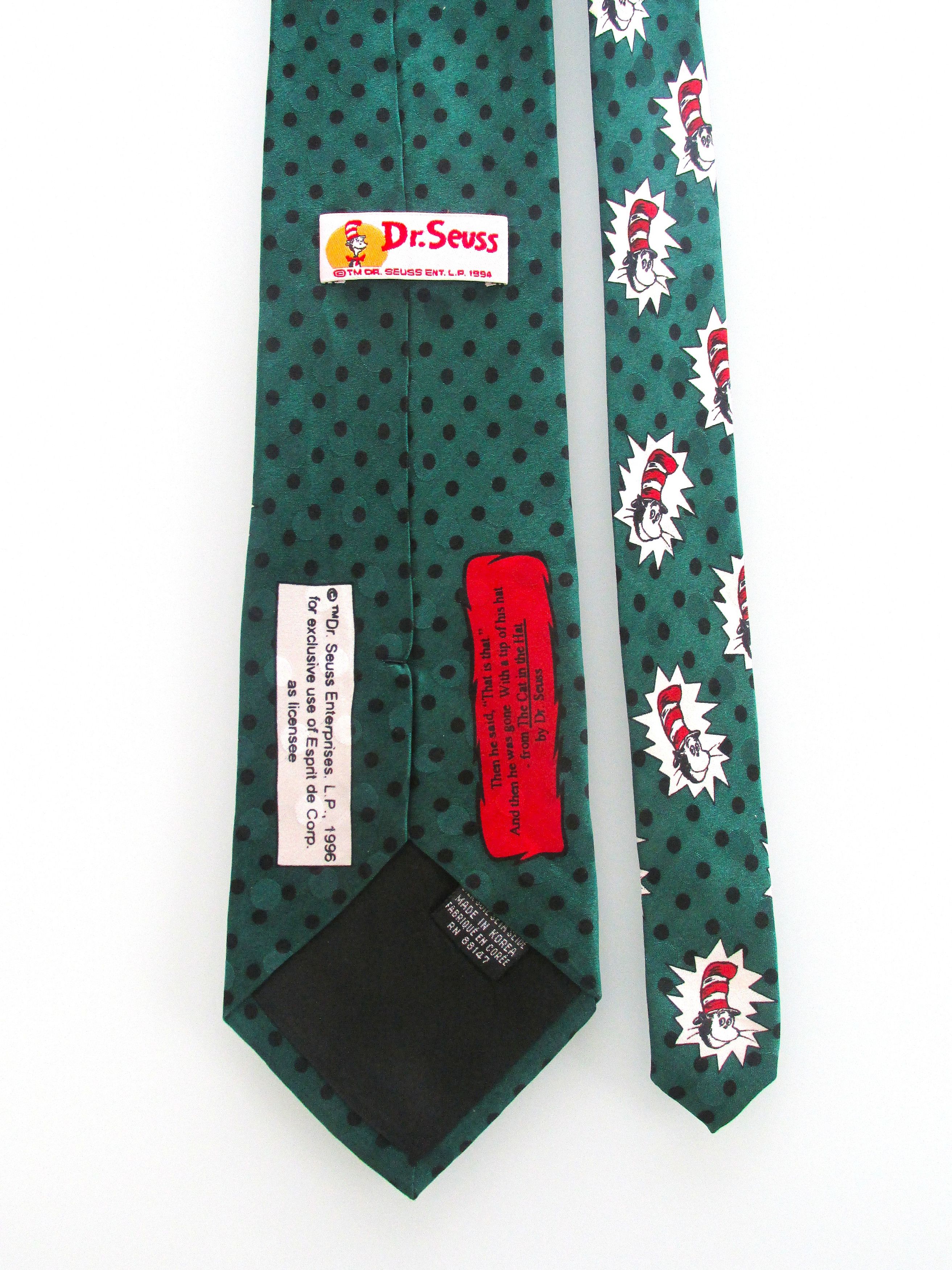 Other Dr. Seuss/Cat In The Hat Vintage Men's Silk Tie Size ONE SIZE - 4 Thumbnail