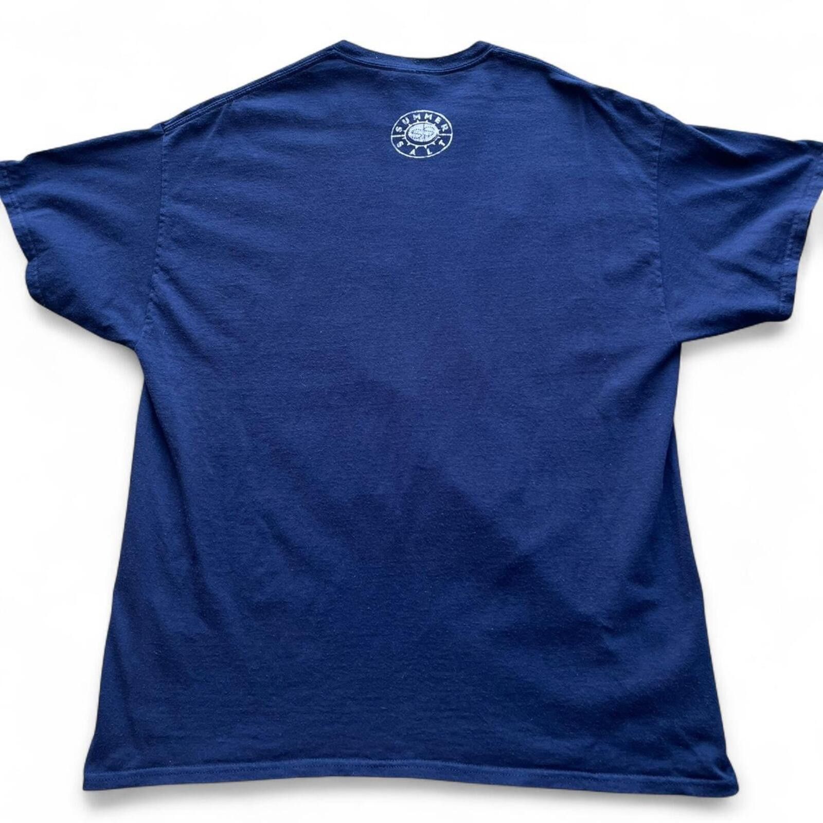 Gildan Y2K Summer Salt Multi-Colored Spell-Out Graphic T-Shirt Size US L / EU 52-54 / 3 - 3 Thumbnail