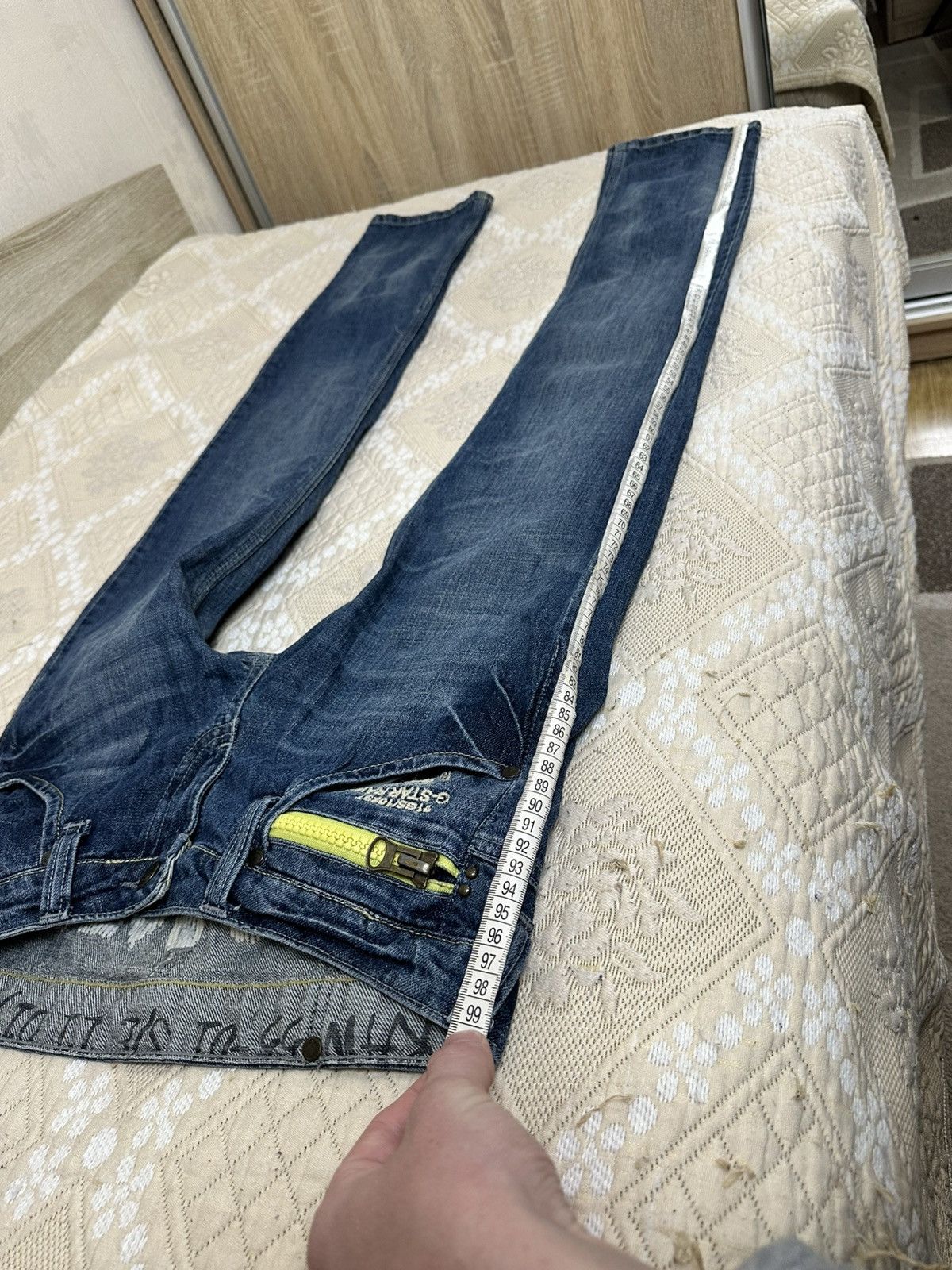 G-Star 🔥 G Star Raw Denim Jeans Pants Trousers Big Logo Y2K Low Ris Size 28" / US 6 / IT 42 - 9 Thumbnail