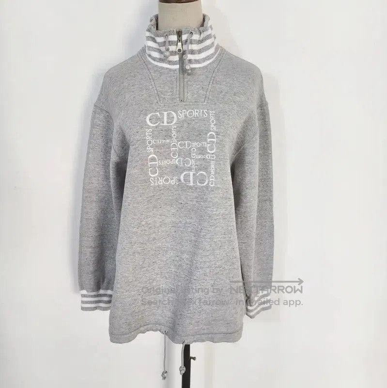 Dior Dior Gray Cotton Women's Long Sleeve Sweatshirt . Size M / US 6-8 / IT 42-44 - 1 Thumbnail