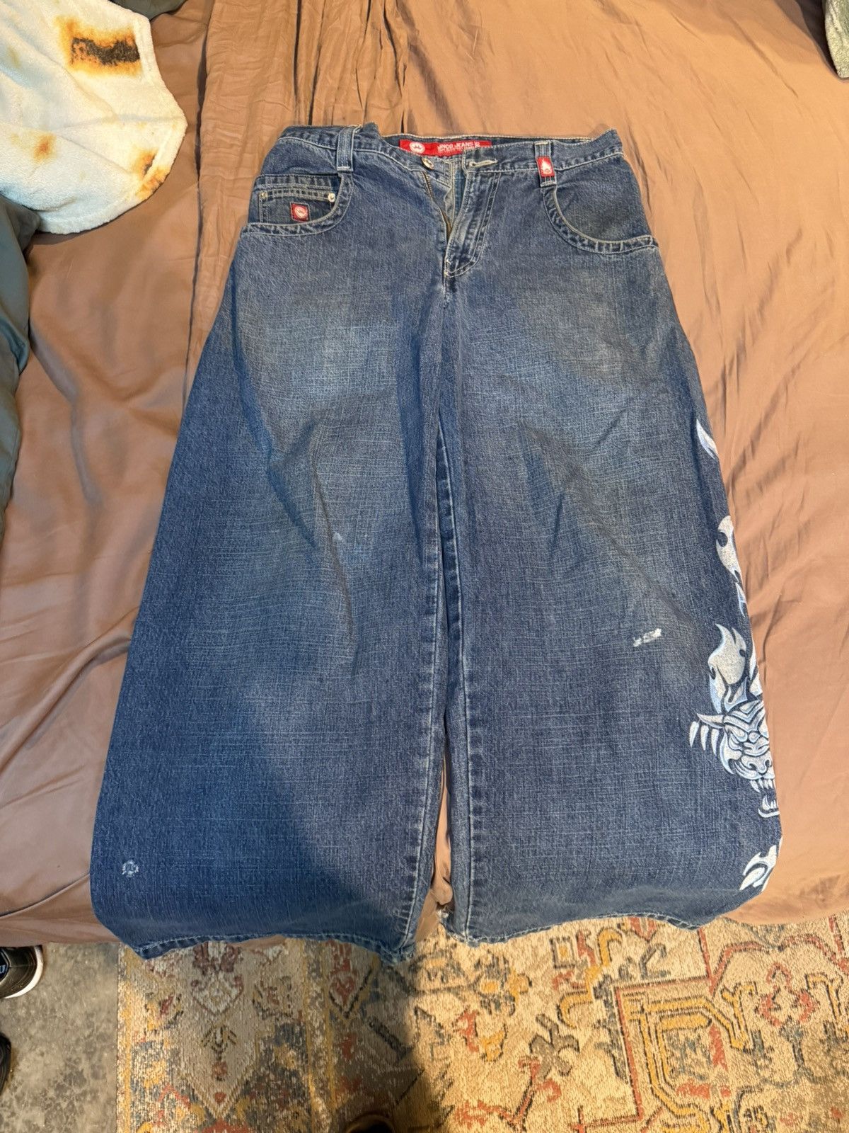JNCO 1985 time resistant JINCO JEANS Size US 31 - 1 Thumbnail