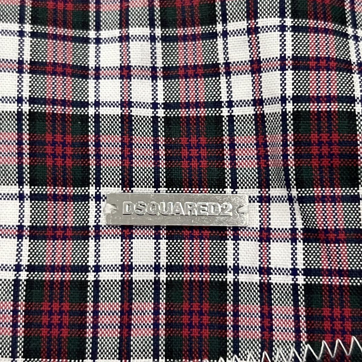 Dsquared2 Dsquared2 D2 Patchwork Plaid Polo Shirt Size XS / US 0-2 / IT 36-38 - 7 Thumbnail