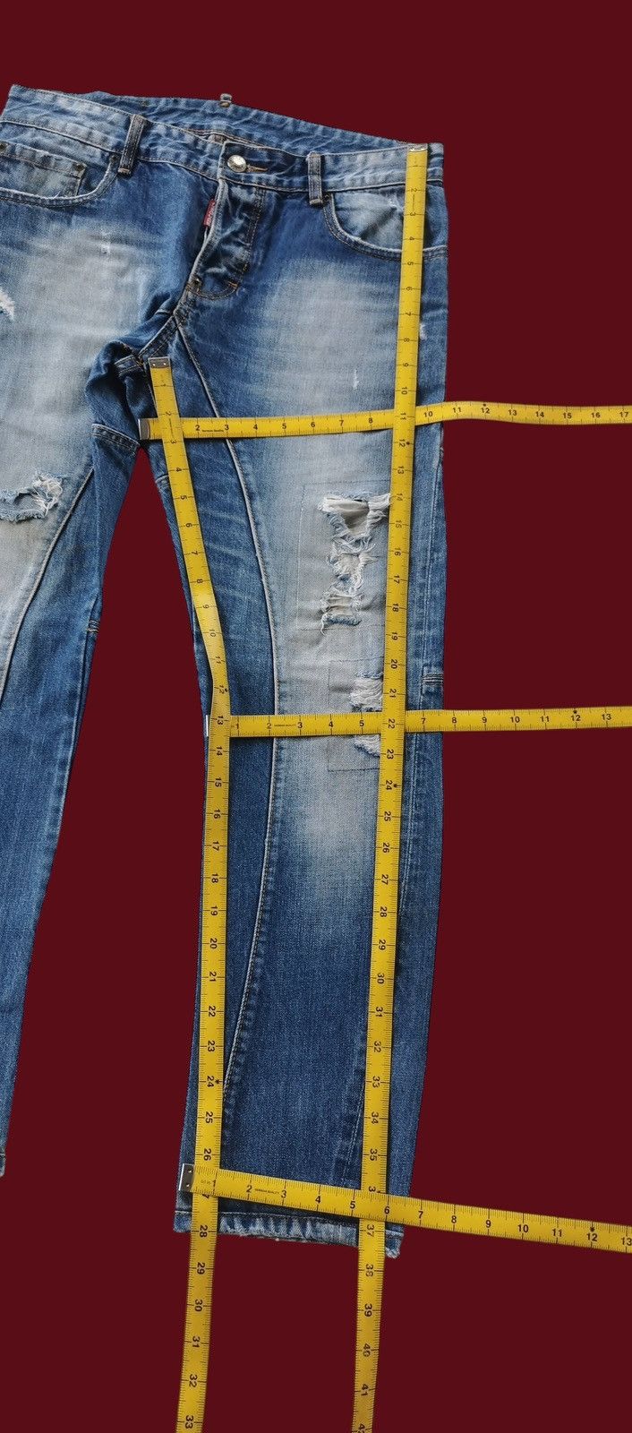 Dsquared2 Y2K Dsquared2 Punk Opium Vintage Jeans Made in Italy Size US 32 / EU 48 - 11 Thumbnail