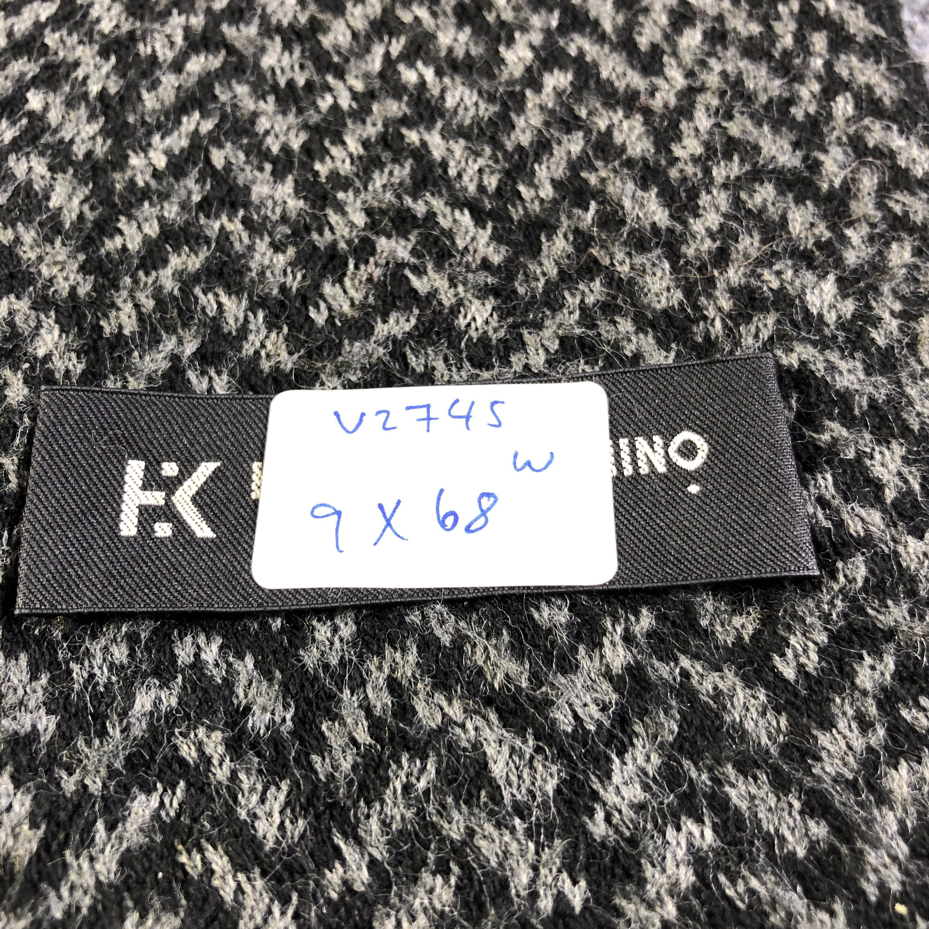 Hiroko Koshino Homme Hiroko Koshino Wool Scarf Muffler Neckwear V2745 Size ONE SIZE - 5 Thumbnail