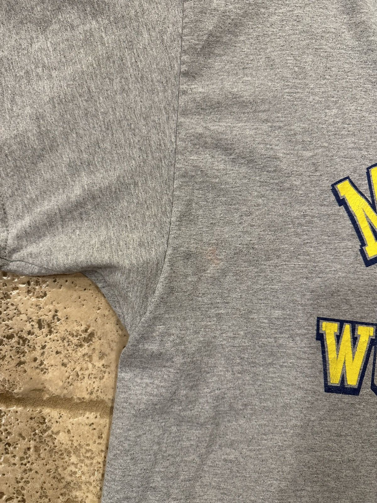 NCAA × Vintage Vintage NCAA Michigan Wolverines Grey T-Shirt Size US XL / EU 56 / 4 - 7 Thumbnail