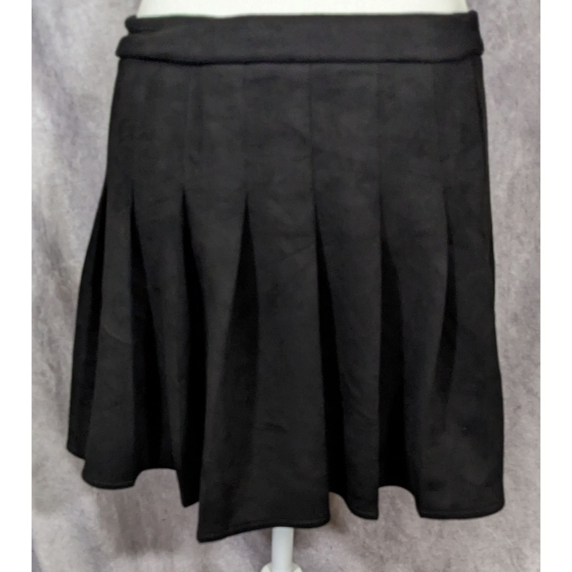 Other Gothic Microsuede Pleated Skirt by Blashe Size 33" - 9 Thumbnail