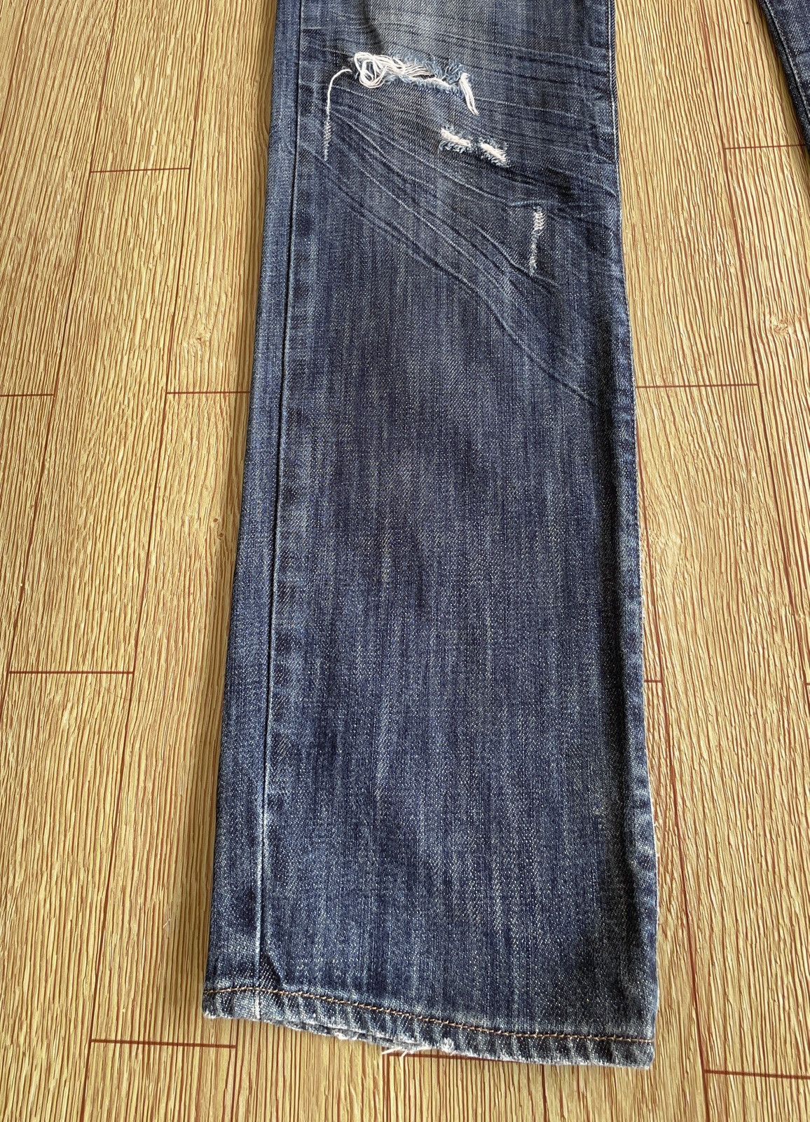 Just Cavalli Rare Design Vintage Brand Just Cavalli Ripped Jeans 2000s Size US 31 - 10 Thumbnail