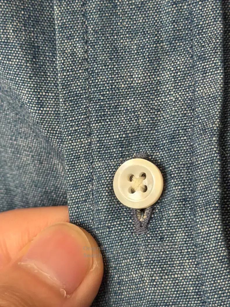 Thom Browne Thom Browne Denim Blue Shirt Size US XL / EU 56 / 4 - 9 Thumbnail