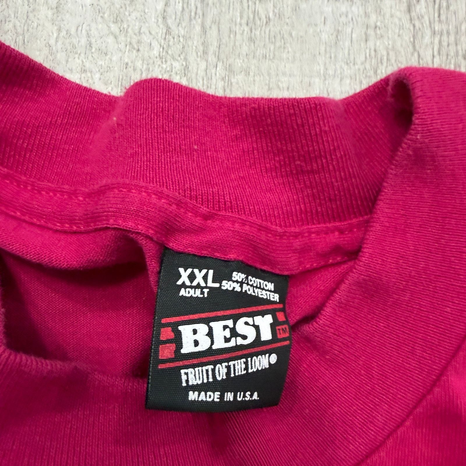Vintage Vintage Fruit of The Loom Shirt Men's 2XL Single Stitch 90s Size US XXL / EU 58 / 5 - 4 Thumbnail