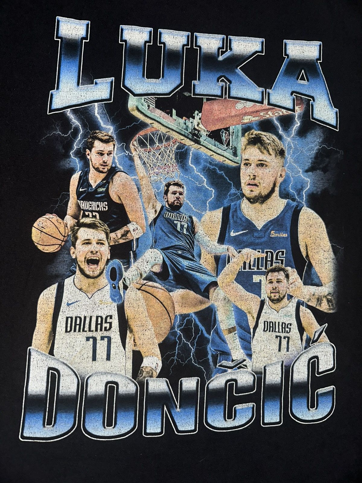 NBA Luka Doncic Dallas Mavericks NBA player graphic t-shirt Size US L / EU 52-54 / 3 - 3 Thumbnail