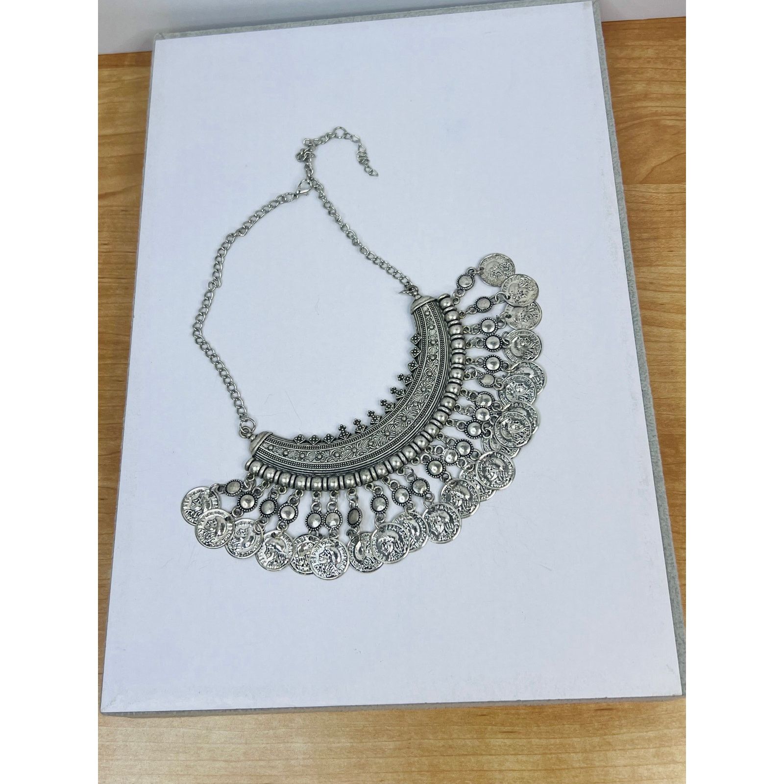 & Other Stories Set of 3 Necklaces - Silvertone Chain with Pendant Dangles Size ONE SIZE - 6 Thumbnail
