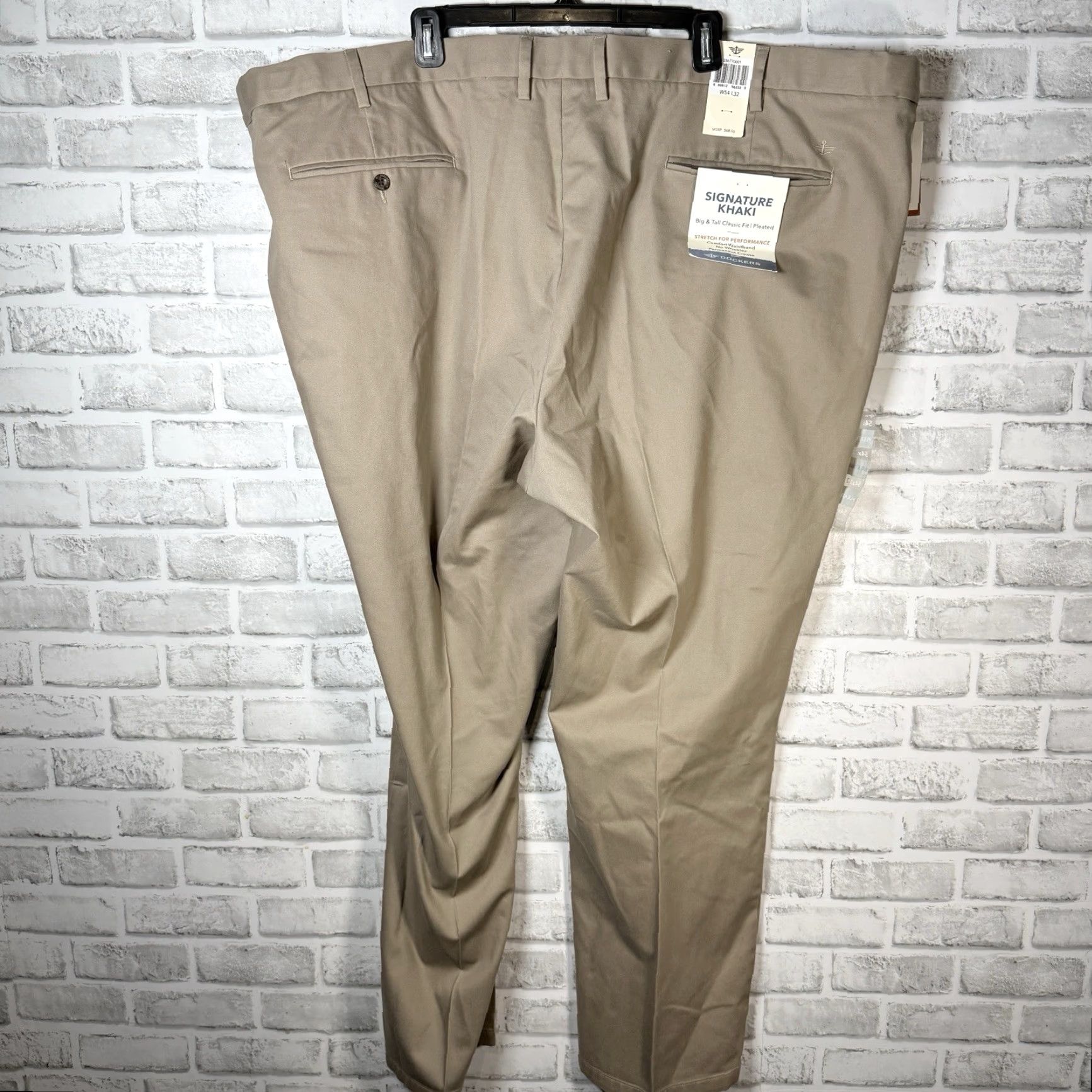 Dockers NWT Dockers Beige Casual Dress Pants Mens Size 54x32 Size US 38 / EU 54 - 5 Thumbnail
