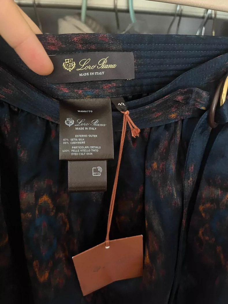 Loro Piana LORO PIANA Cashmere silk retro skirt Size 24" / US 00 / IT 34 - 7 Thumbnail