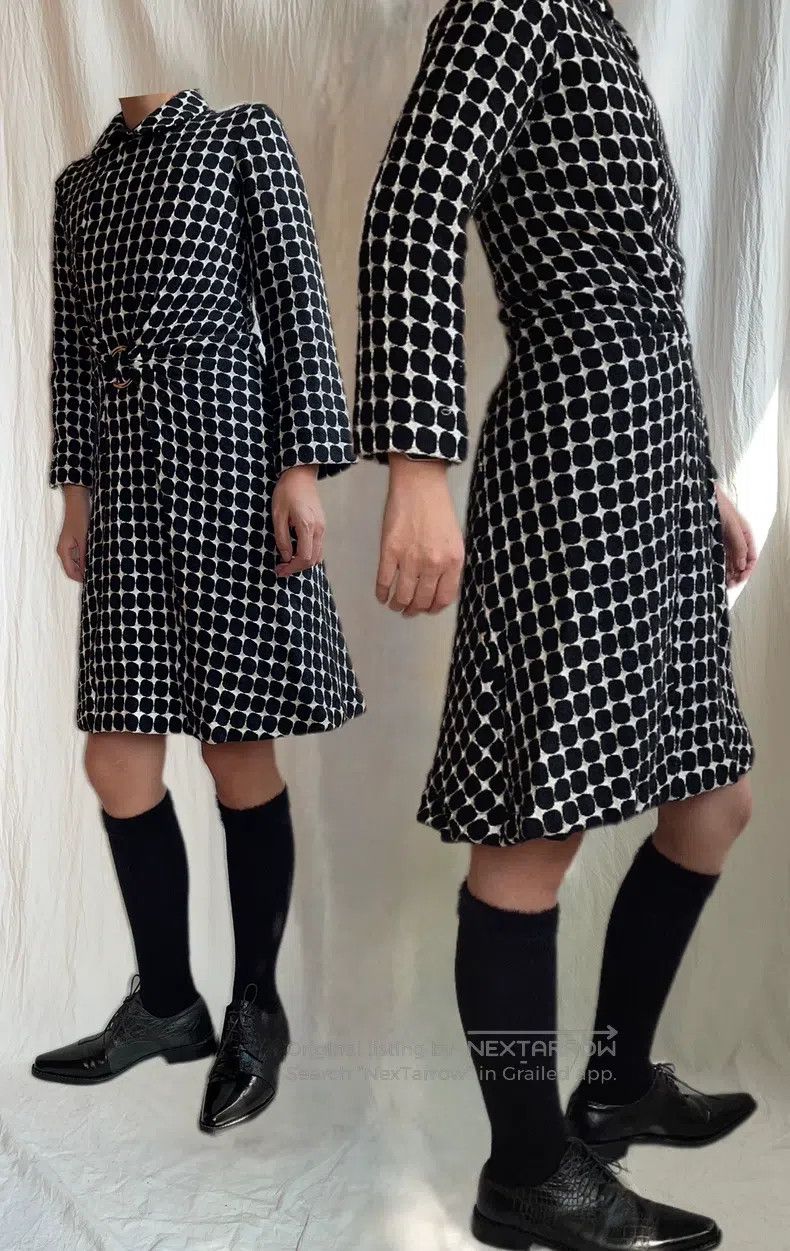 Junya Watanabe Junya Watanabe Collar Lapel Slim Wool Dress Size S / US 4 / IT 40 - 4 Thumbnail