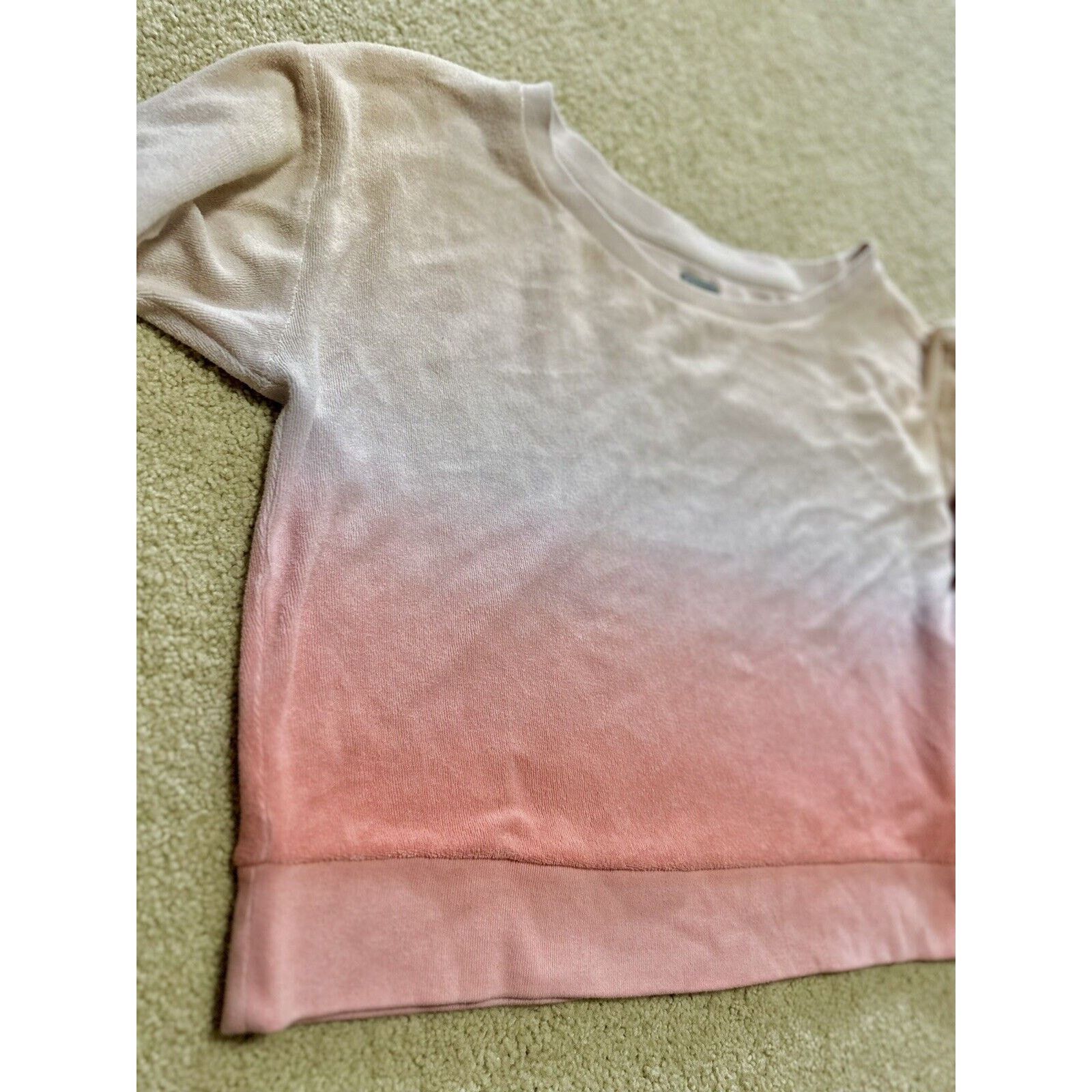 Gap GAP Ombre Crewneck Sweatshirt Lt Pink To Pink - sz Petite M Size M / US 6-8 / IT 42-44 - 2 Thumbnail