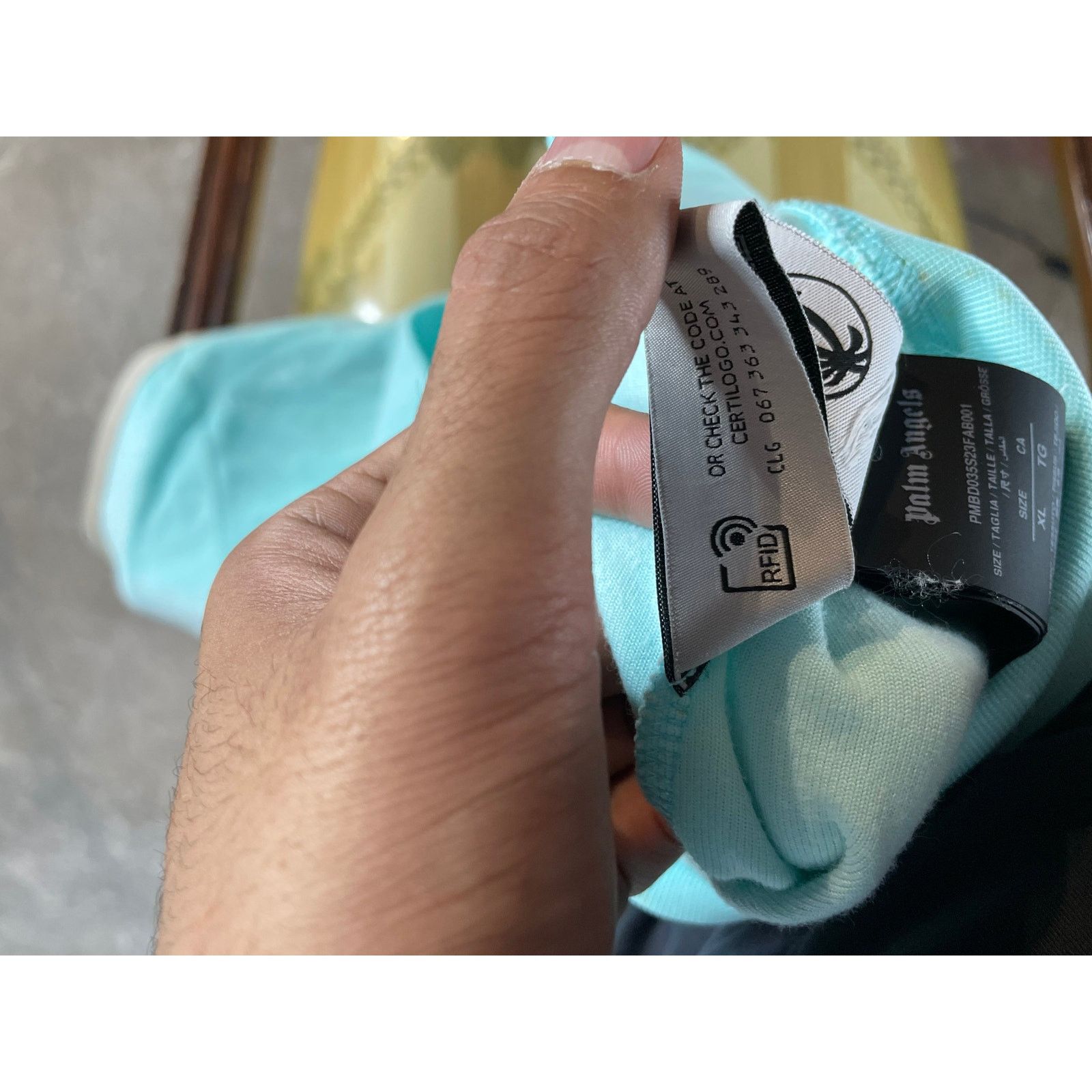 Palm Angels Palm Angels Track Suit Tiffany Blue Used XL Top L Bottoms Size US XL / EU 56 / 4 - 6 Thumbnail