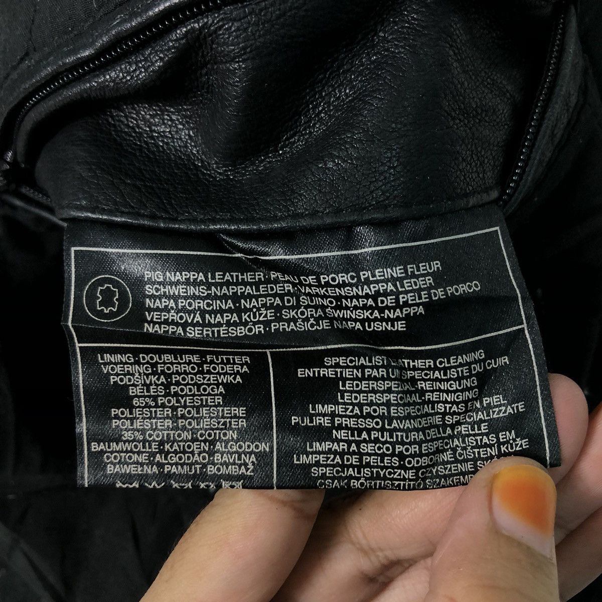 Japanese Brand 📌Vintage Leather Biker Jacket Angelo Litrico Issey Miyake Size US M / EU 48-50 / 2 - 21 Thumbnail