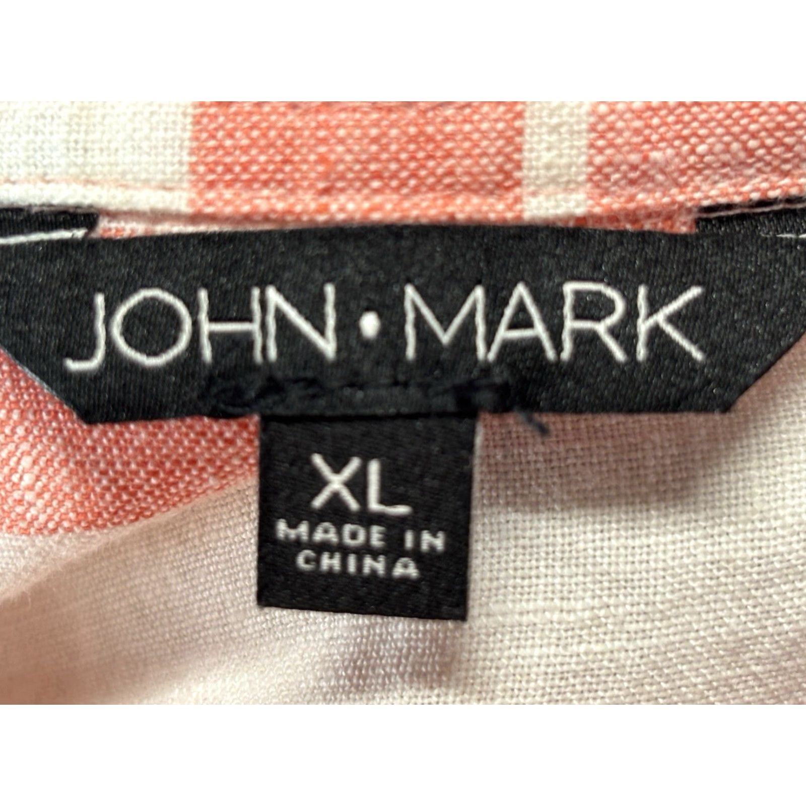 Vintage John Mark Tunic Top Short Women's XL 100% Linen Striped Collared Button-Up Pink White Lagenlook Coastal Size XL / US 12-14 / IT 48-50 - 7 Thumbnail