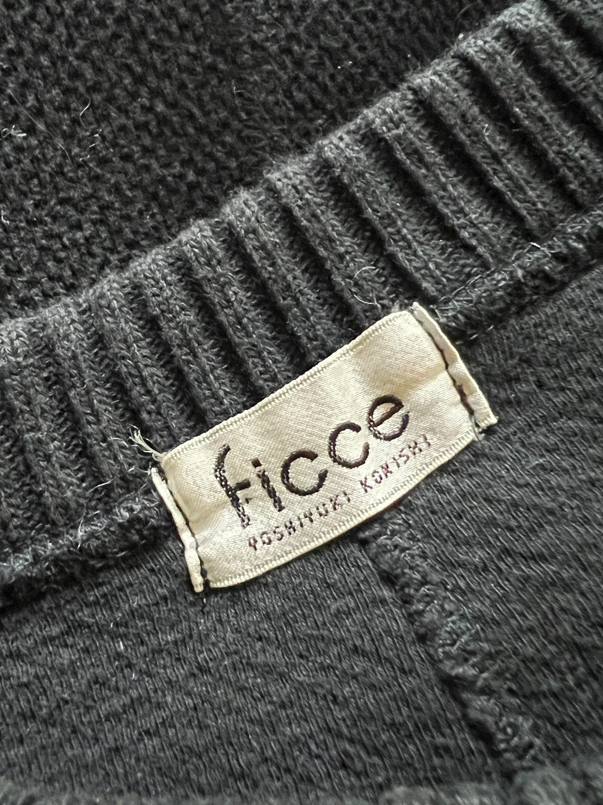 Yoshiyuki Konishi 1980s Ficce Yoshiyuki Konishi Cable Knit Sweater Size US L / EU 52-54 / 3 - 11 Thumbnail
