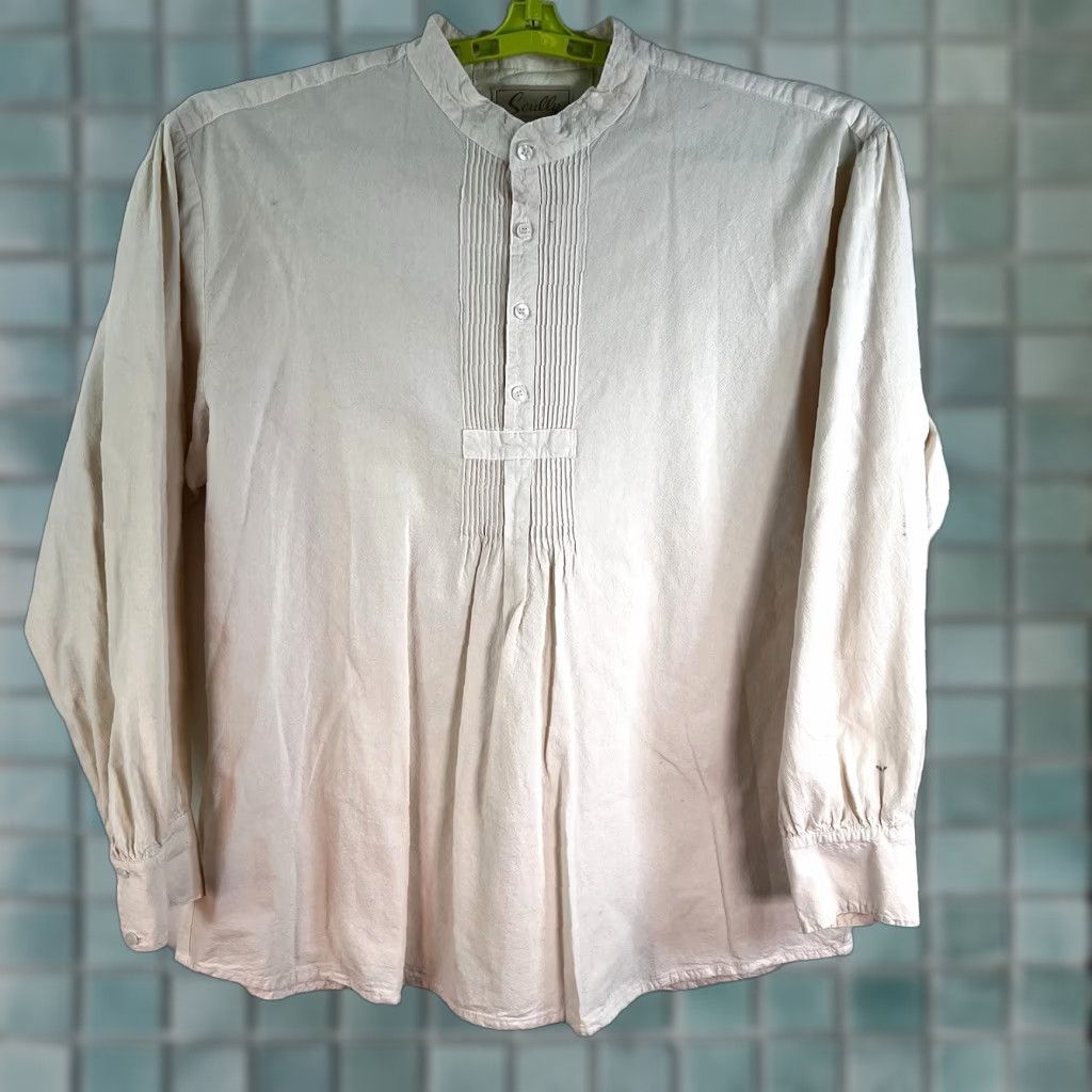 Vintage Skully Western Peruvian Cotton 1/4 Button-Up Band Shirt Mens XL Ivory Shirt Mens XL Ivory Western Band Collar Button-Up Casual Modern Size US XL / EU 56 / 4 - 1 Thumbnail