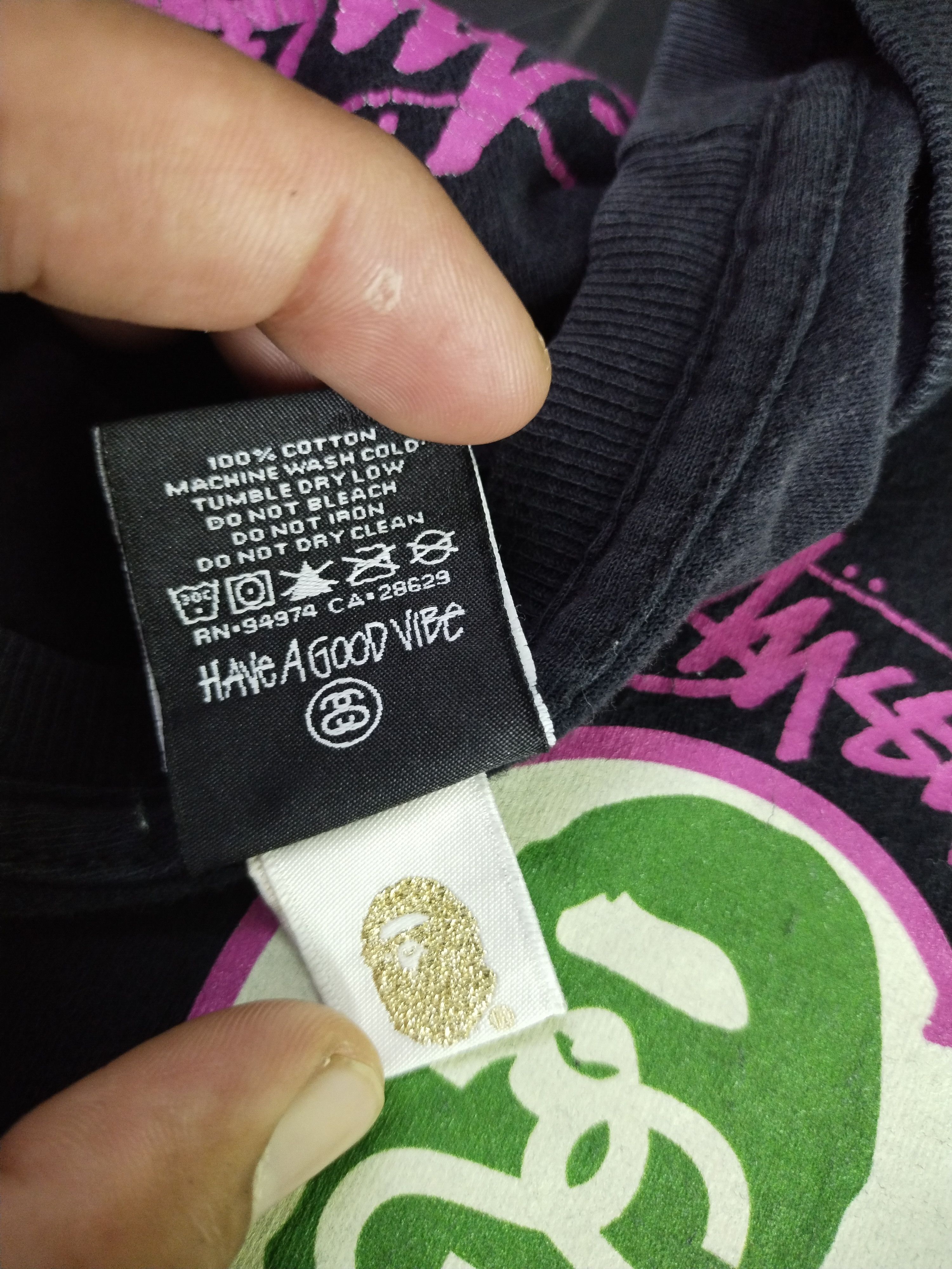 Bape × Stussy Bape x Stussy Tee Size US L / EU 52-54 / 3 - 10 Thumbnail