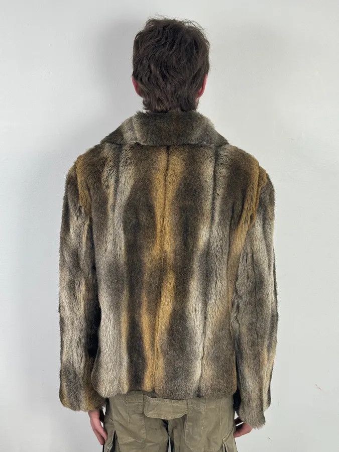 Emporio Armani AW2002 Emporio Armani Faux Fur Cozy Jacket Size S / US 4 / IT 40 - 3 Thumbnail