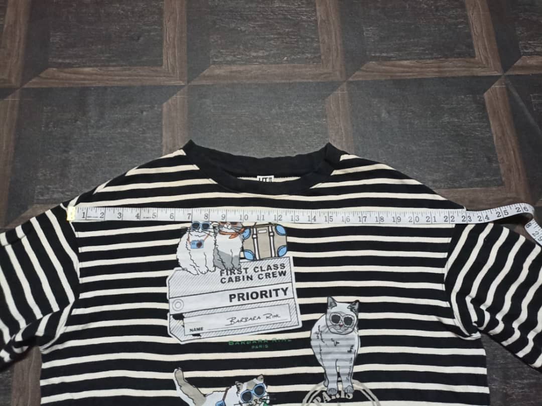 Designer × Japanese Brand × Uniqlo Barbara Rhil x Uniqlo stripe Sweatshirt Size XL / US 12-14 / IT 48-50 - 10 Thumbnail