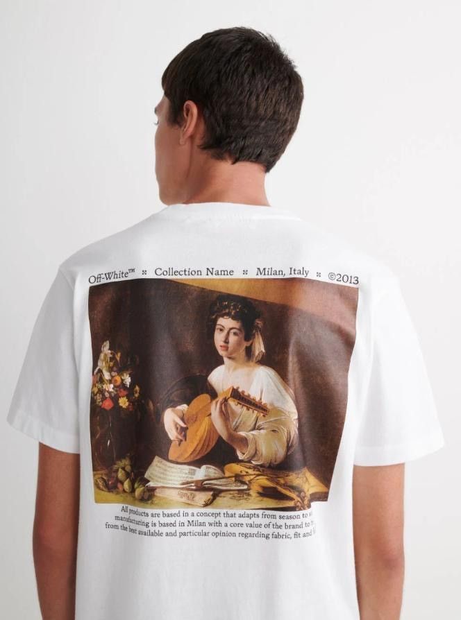 Off-White Off-White Caravaggio Lute T-Shirt NEW 500$ Size US L / EU 52-54 / 3 - 2 Thumbnail