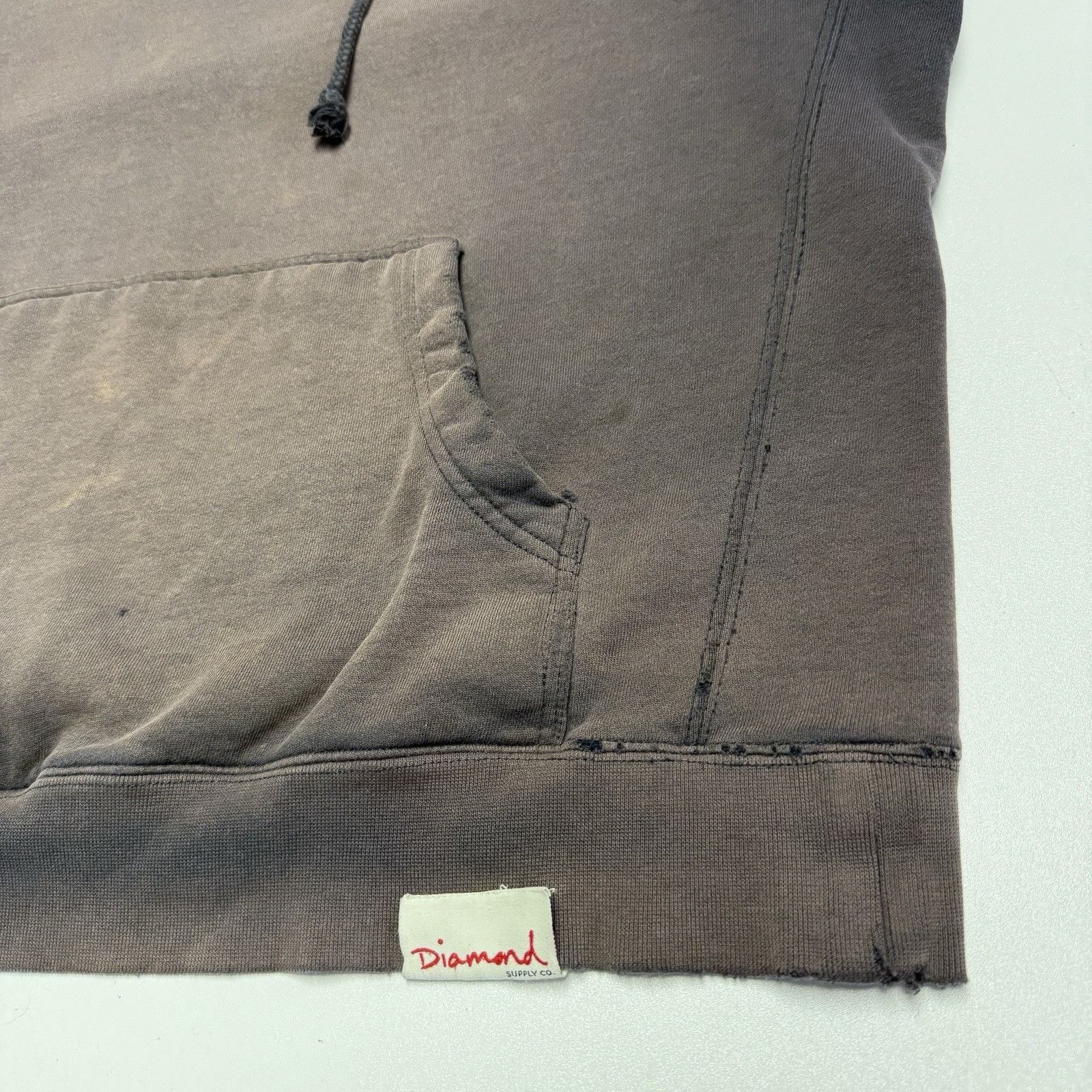 Diamond Supply Co. Vintage Diamond Supply Co Hoodie Mens Large Faded Black Skat Size US L / EU 52-54 / 3 - 8 Thumbnail