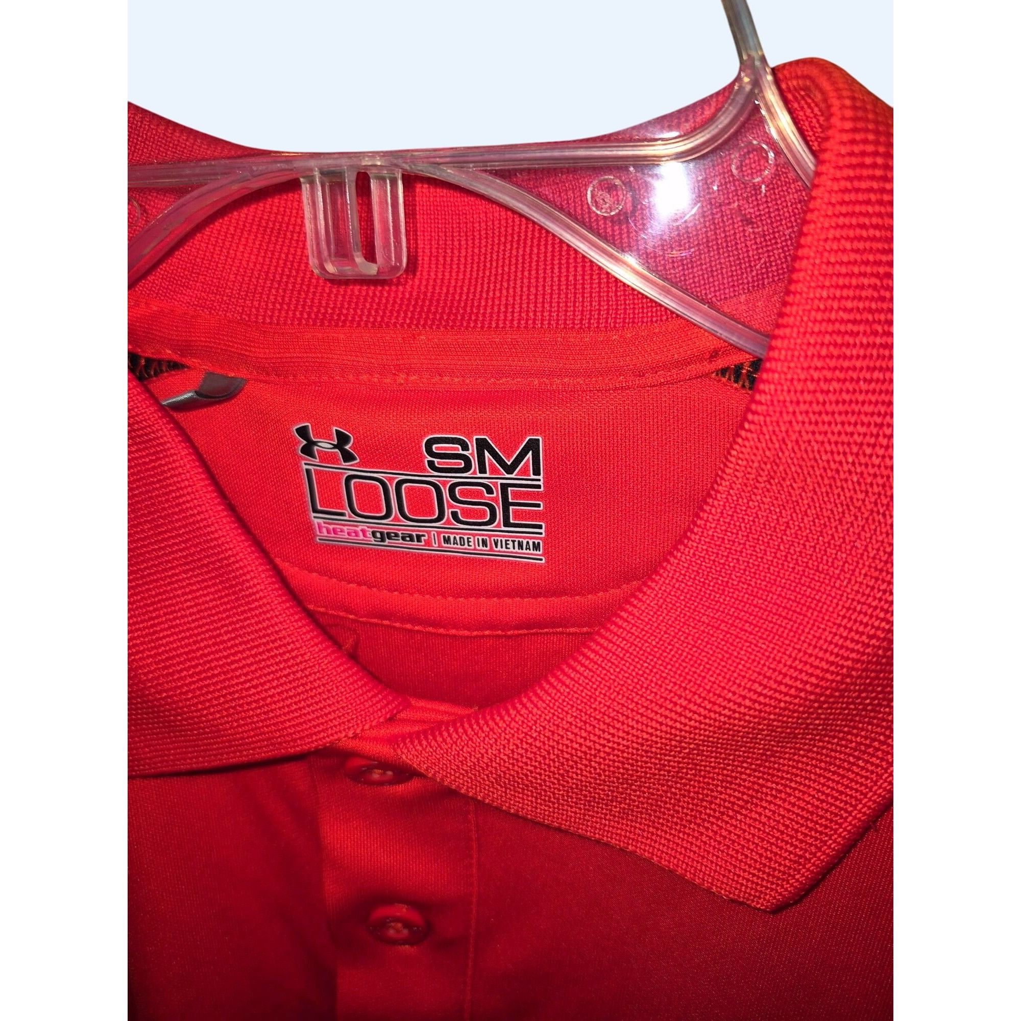 Under Armour Under Armour Mens Loose Fit Polo Shirt Orange & Black Size S Size US S / EU 44-46 / 1 - 2 Thumbnail