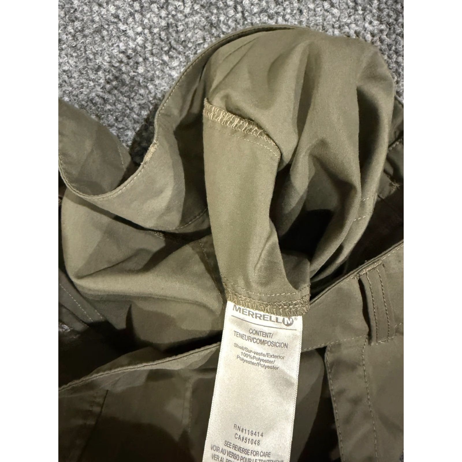 Merrell Merrell Shorts Womens 12 Green Hiking Outdoor Lightweight Performance Cargo Shirt Pants? Size 34" / US 12 / IT 48 - 5 Thumbnail