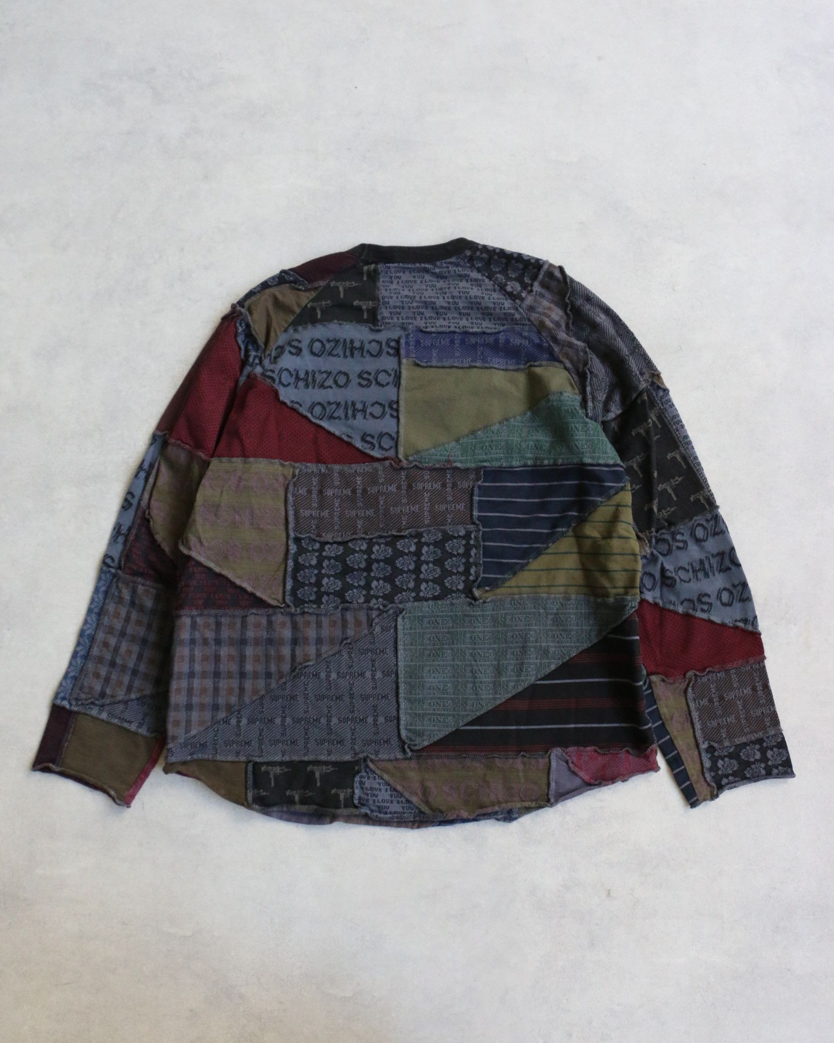 Supreme Supreme Schizo Jacquard Patchwork L/S Sweater Size US L / EU 52-54 / 3 - 7 Thumbnail