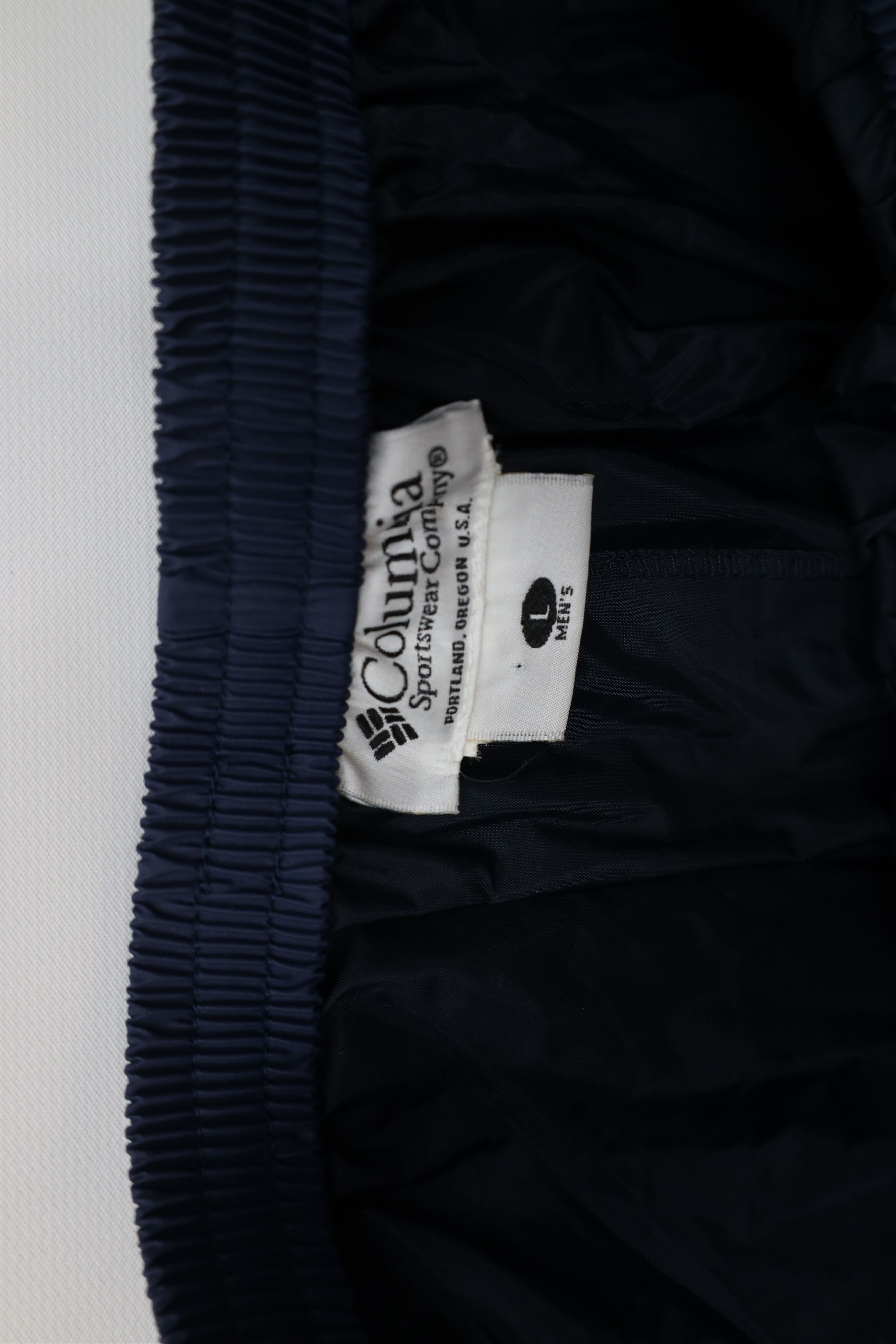 Columbia Vintage 90s Columbia Wide Leg Waterproof Rain Pants Blue USA Size US 36 / EU 52 - 6 Thumbnail