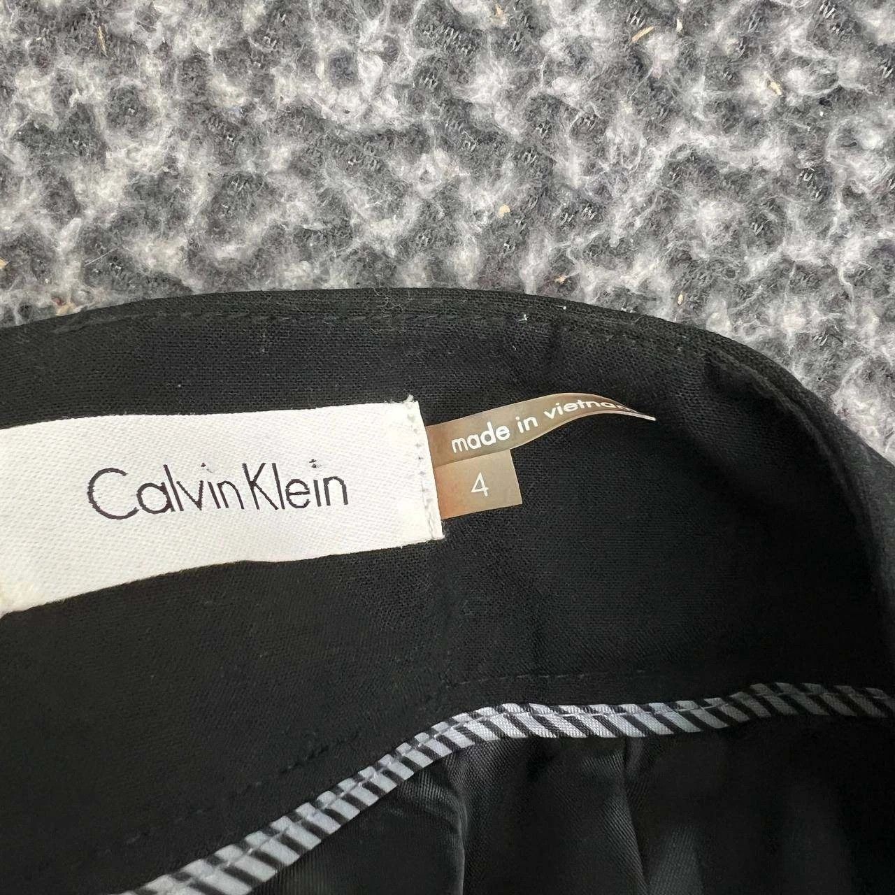 Calvin Klein Calvin Klein Pencil Skirt Women 4 Black Zip 31x22 Size 27" / US 4 / IT 40 - 6 Thumbnail