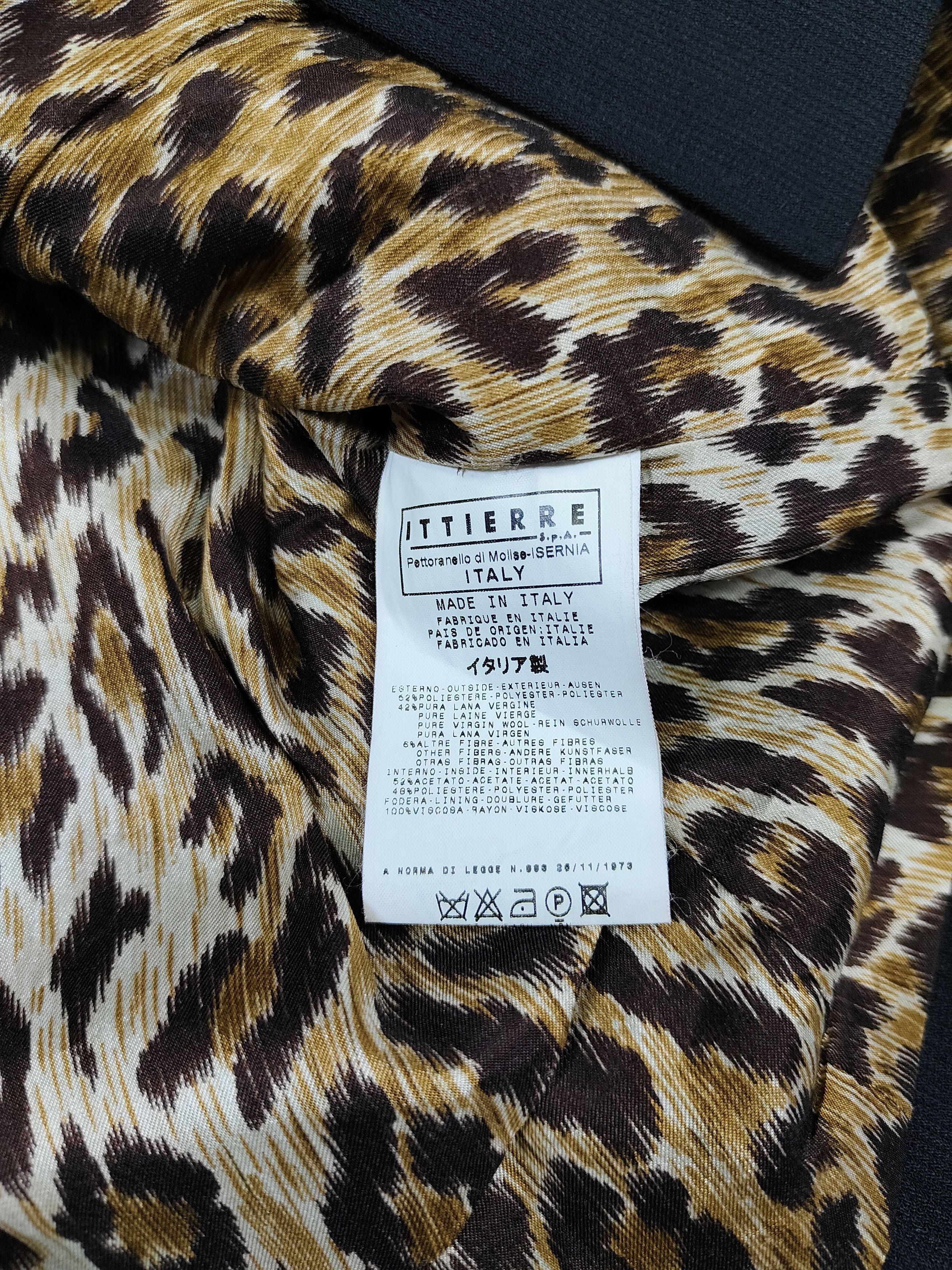Dolce & Gabbana 00s Dolce Gabbana-Glam Tailored luxury Leopard Lining Blazer Size M / US 6-8 / IT 42-44 - 6 Thumbnail