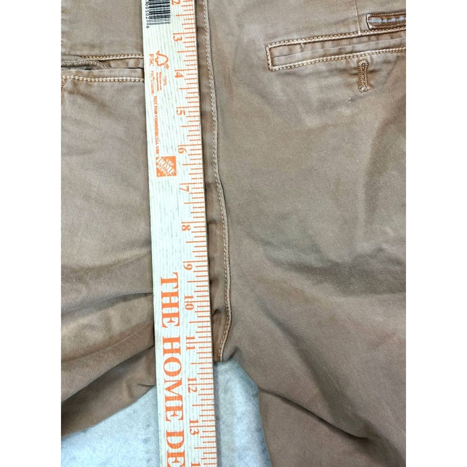 Anthropologie Anthropologie Chino Shorts Womens 28 Khaki Relaxed Stretch Cotton Blend Blue Front Zipper Casual Denim 7in Inseam Mens? No, Womens Size 28" / US 6 / IT 42 - 3 Thumbnail