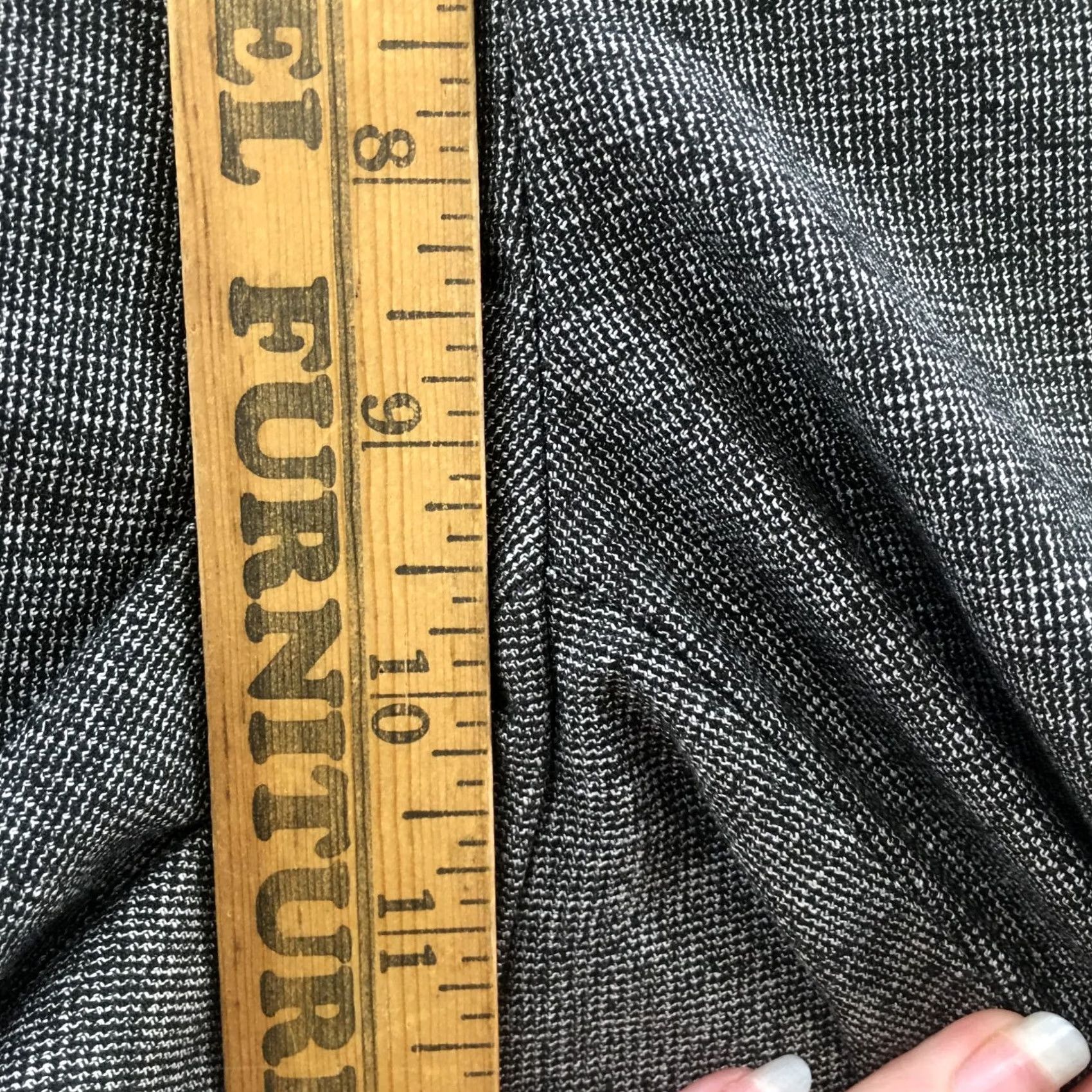 Banana Republic Banana Republic Hampton Fit Dress Pants Womens 10 Gray Mid Rise Straight Leg Pants Regular Inseam 27 Size 32" / US 10 / IT 46 - 7 Thumbnail
