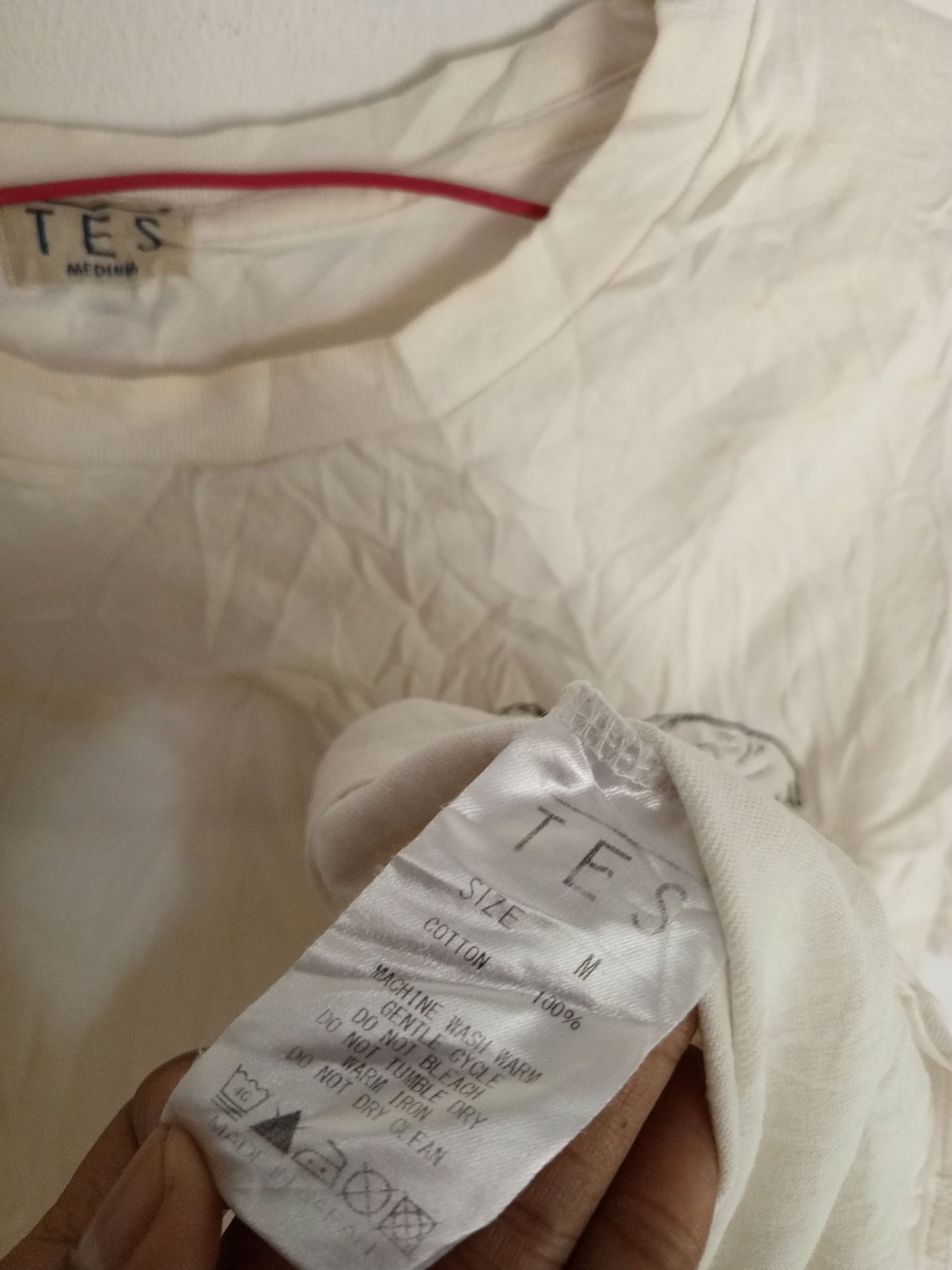 Designer × Japanese Brand TES WHITE TEE JAPAN Size US L / EU 52-54 / 3 - 5 Thumbnail
