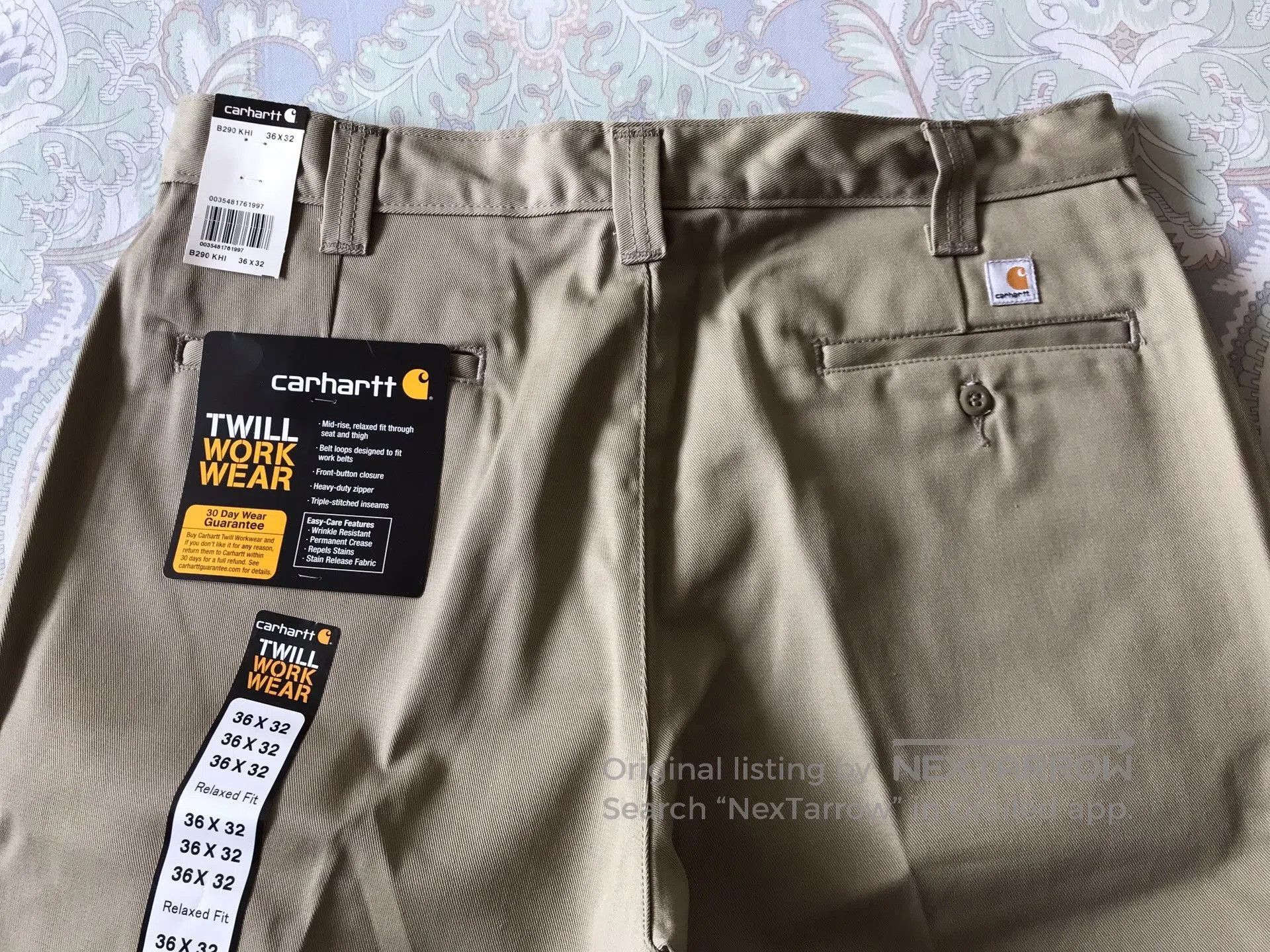 Carhartt Carhartt B290 KHI Work Pants. Size US 36 / EU 52 - 5 Thumbnail
