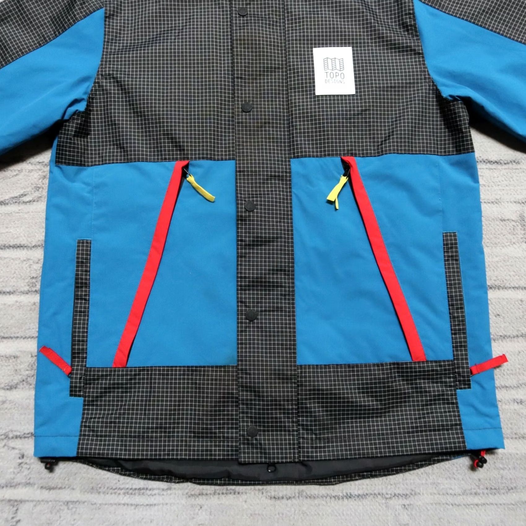 Topo Designs Topo Designs Ripstop Mountain Parka Jacket L Men Blue Size US L / EU 52-54 / 3 - 3 Thumbnail