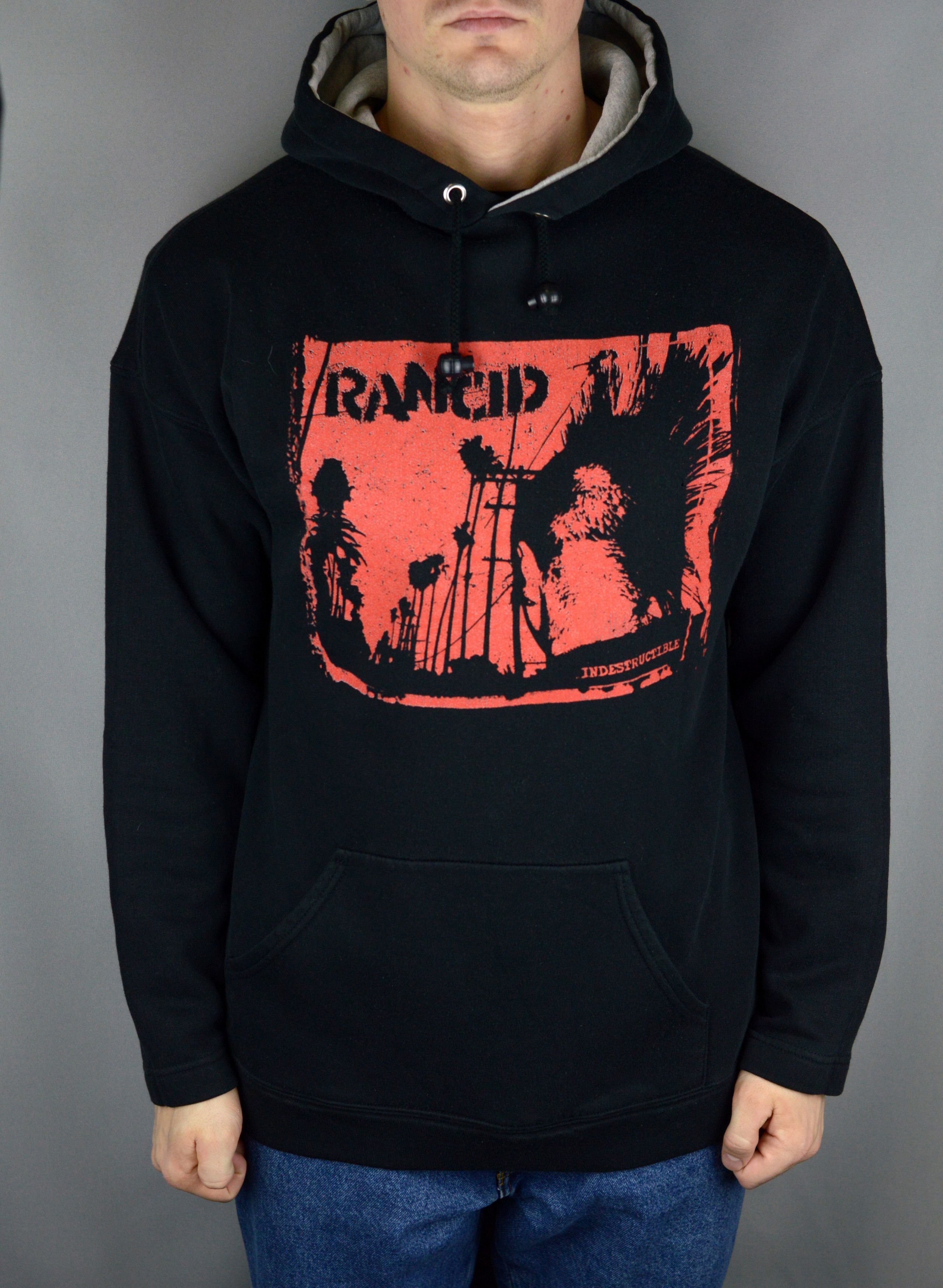 Band Tees × Vintage Vintage Rancid Indestructible 2003 hoodie Size US XL / EU 56 / 4 - 1 Thumbnail