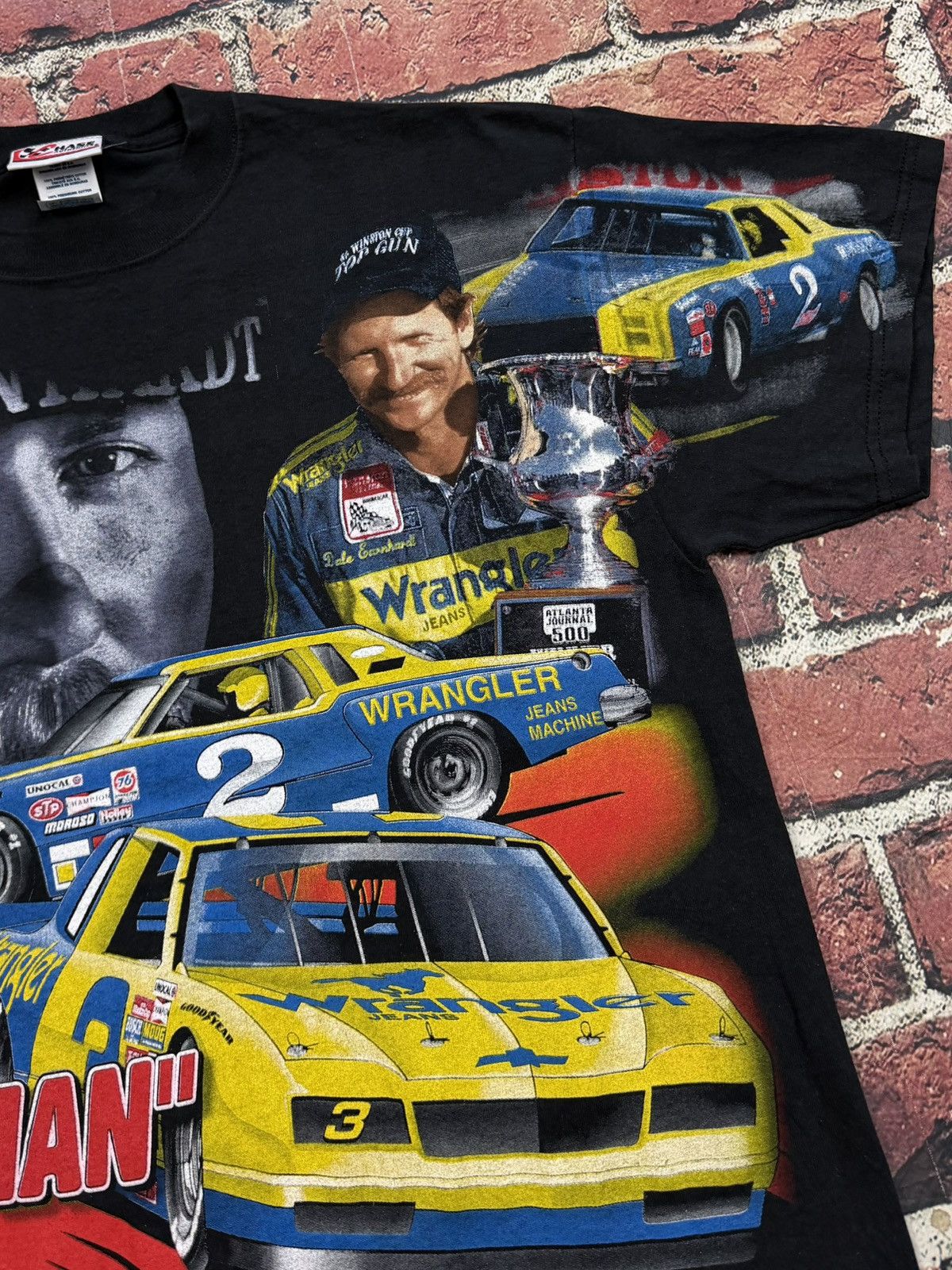 Chase Authentics Vintage Dale Earnhardt Tee Evolution Of The Man AOP Nascar Size US L / EU 52-54 / 3 - 6 Thumbnail