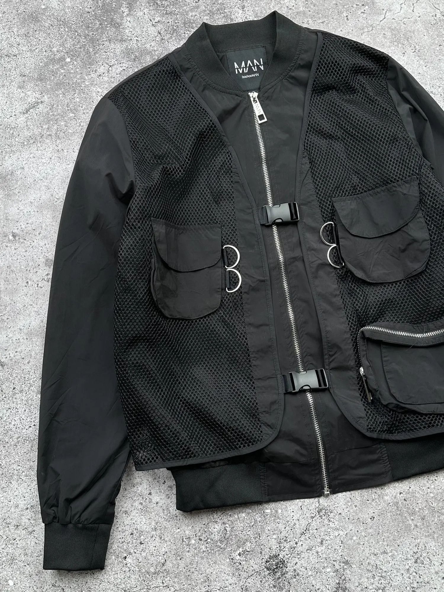 Japanese Brand Multi-Pocket Bomber Jacket C362(V109) Size US S / EU 44-46 / 1 - 2 Thumbnail