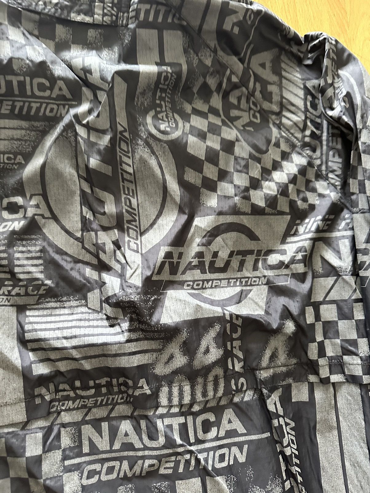 Nautica × Vintage Vintage 90s Nautica Competition Reflect 3M AOP Jacket Size US L / EU 52-54 / 3 - 10 Thumbnail