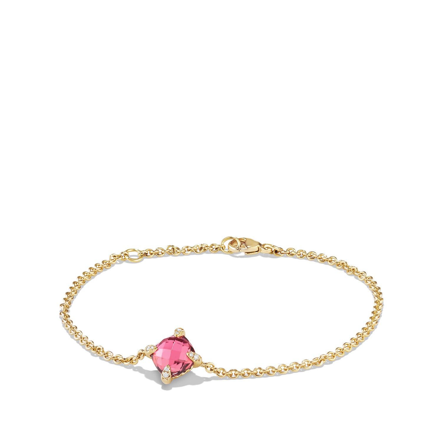 David Yurman oc11z1025 B12792D Bracelet With Pink Tourmaline in Golden Size ONE SIZE - 1 Thumbnail