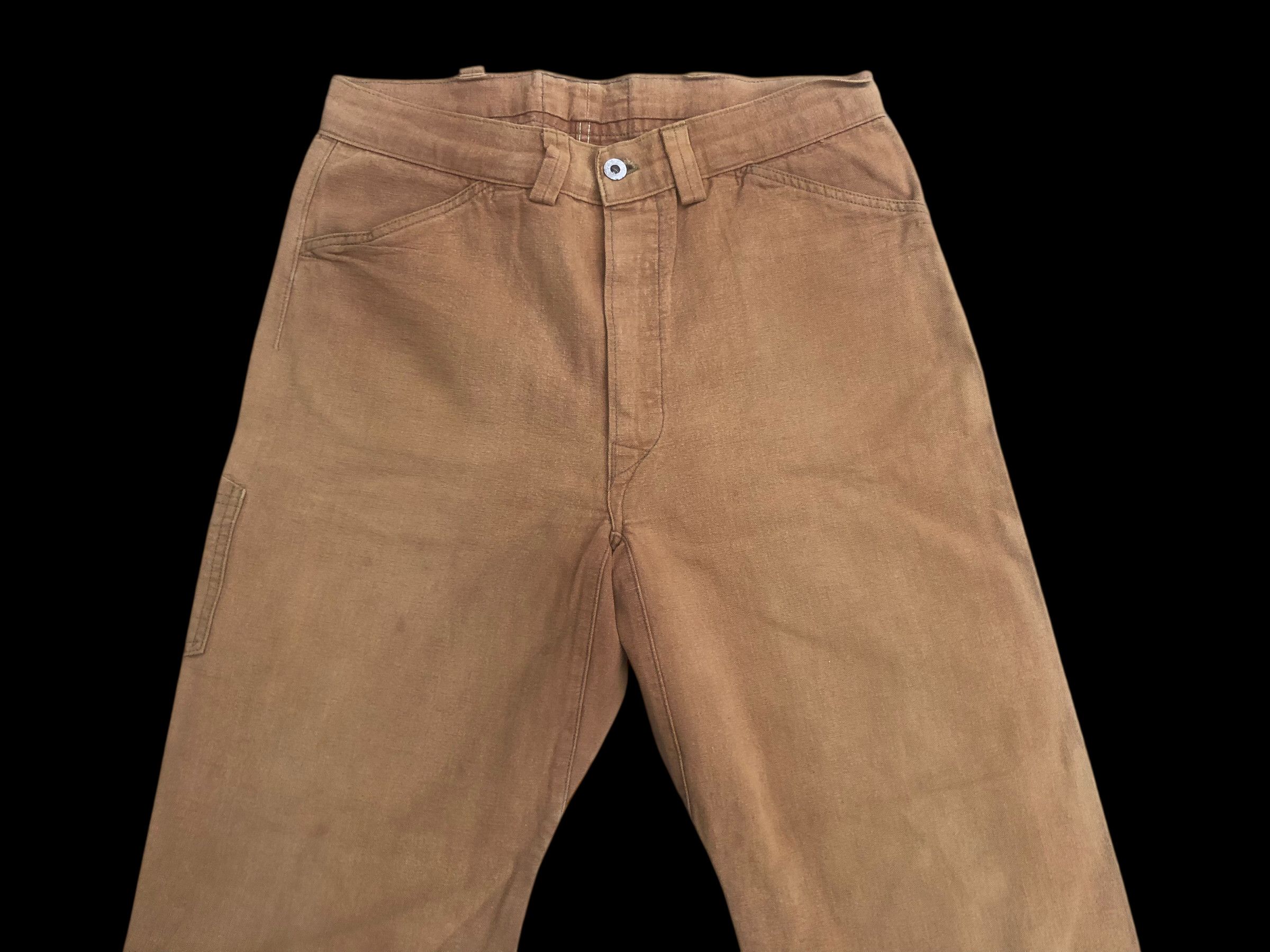 Warehouse & Co. 🔥HELLER'S CAFE by WAREHOUSE & CO Duck Carpenter Pants Size US 31 - 3 Thumbnail