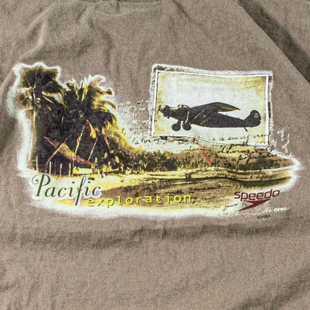 Speedo Speedo Pacific Exploration T-Shirt Airplane Y2K VTG L Size US L / EU 52-54 / 3 - 9 Thumbnail