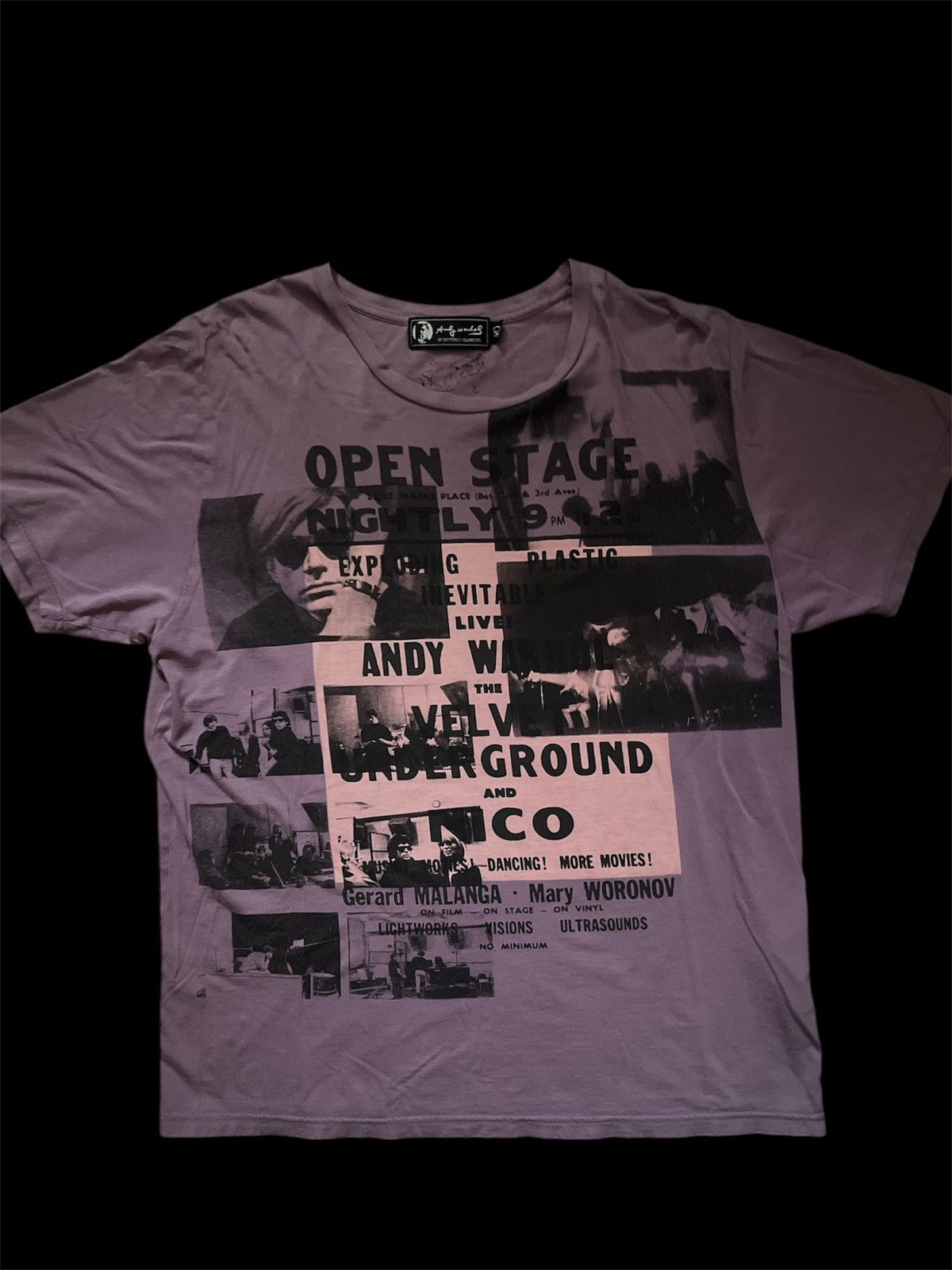 HYSTERIC GLAMOUR×ANDY WARHOL 六本木限定 Vintage Hysteric Glamour Andy Warhol X Edie Sedgwick Hysteric