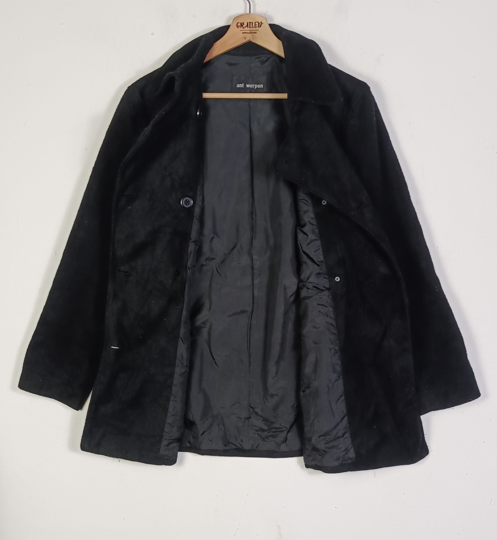 Essentiel Antwerp Vintage🔥 Essentiel AntWerp Loose Fit Pea Coat Size S / US 4 / IT 40 - 5 Thumbnail